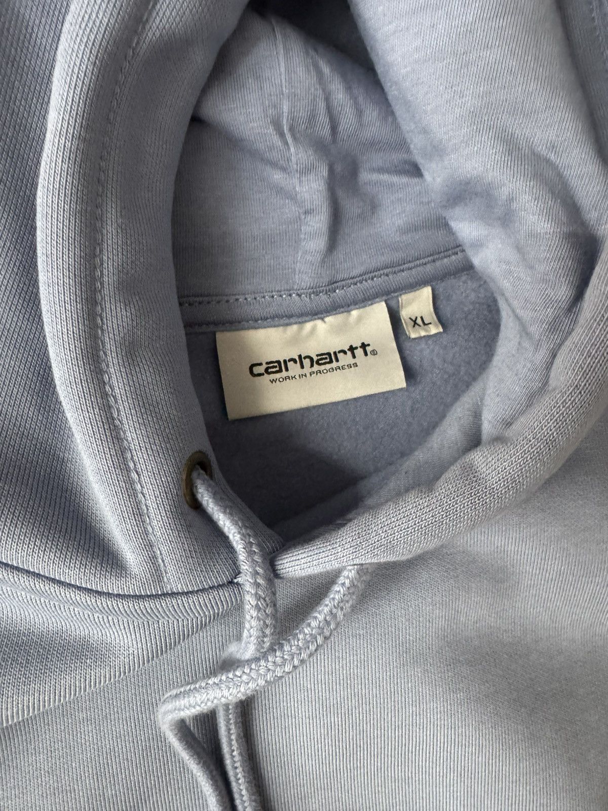 Carhartt Wip NWOT Carhartt baby blue chase hoodie size.XL Size US XL / EU 56 / 4 - 3 Thumbnail