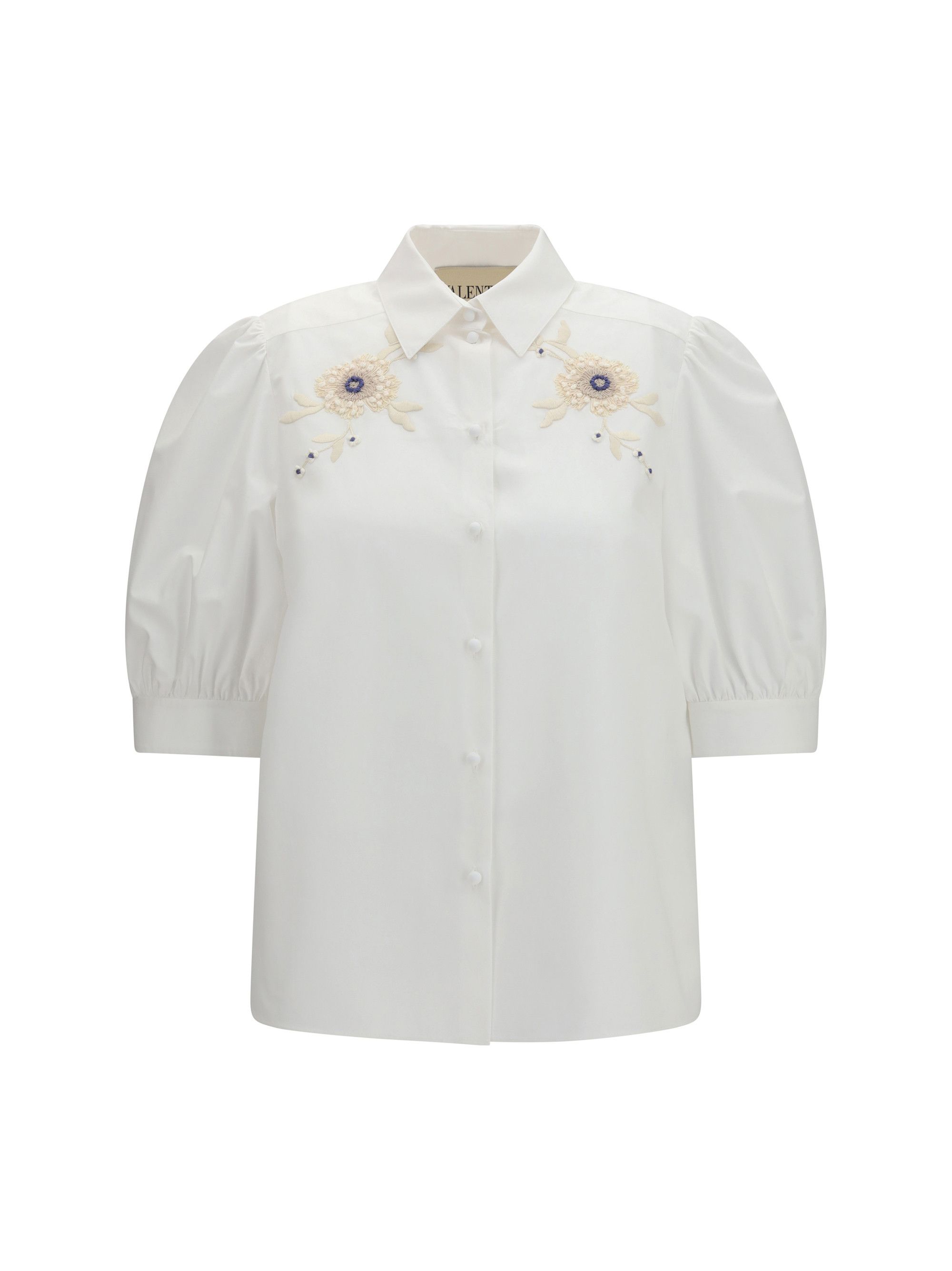 Valentino Embroidered cotton Shirt Size M / US 6-8 / IT 42-44 - 1 Thumbnail