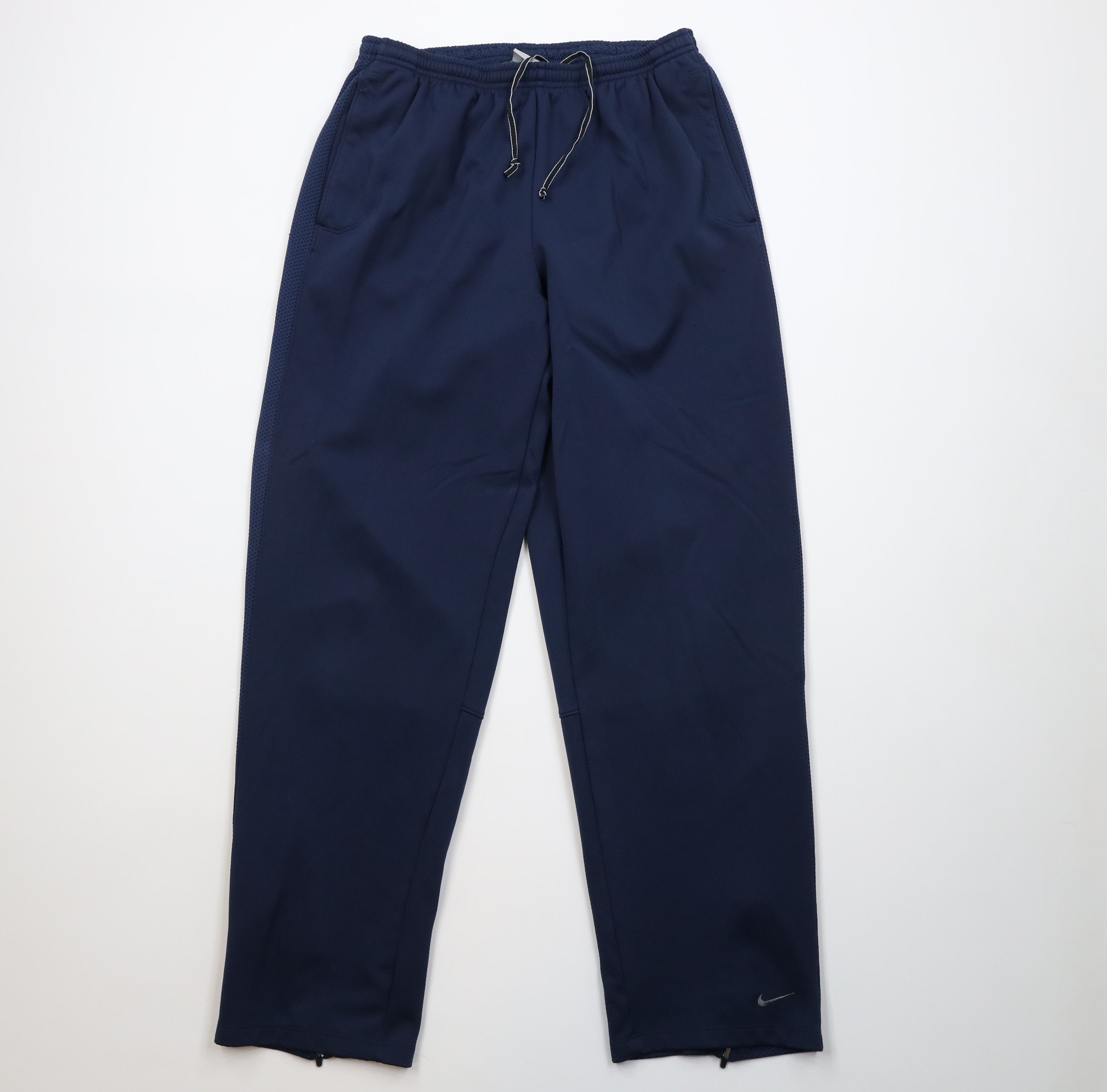 Nike Vintage Nike Sphere Mini Swoosh Thermal Knit Pants Blue Size US 36 / EU 52 - 1 Thumbnail