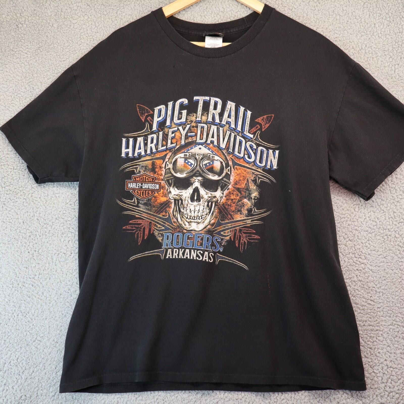 Harley Davidson Harley-Davidson XL Shirt Pig Trail HD Rogers Arkansas Flag Size US XL / EU 56 / 4 - 1 Thumbnail