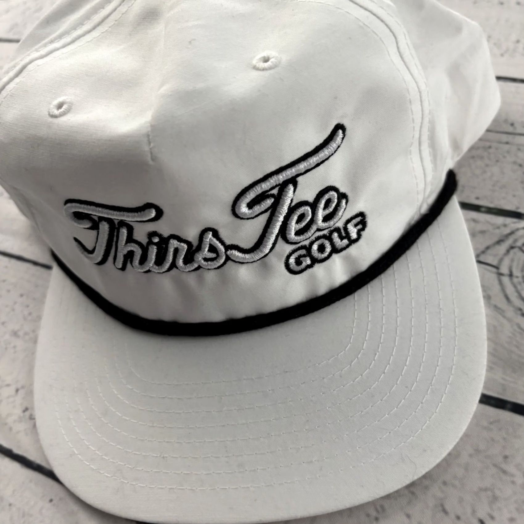 Vintage Richardson ThirsTee Golf Snapback Hat Men's Adjustable White Size ONE SIZE - 2 Thumbnail