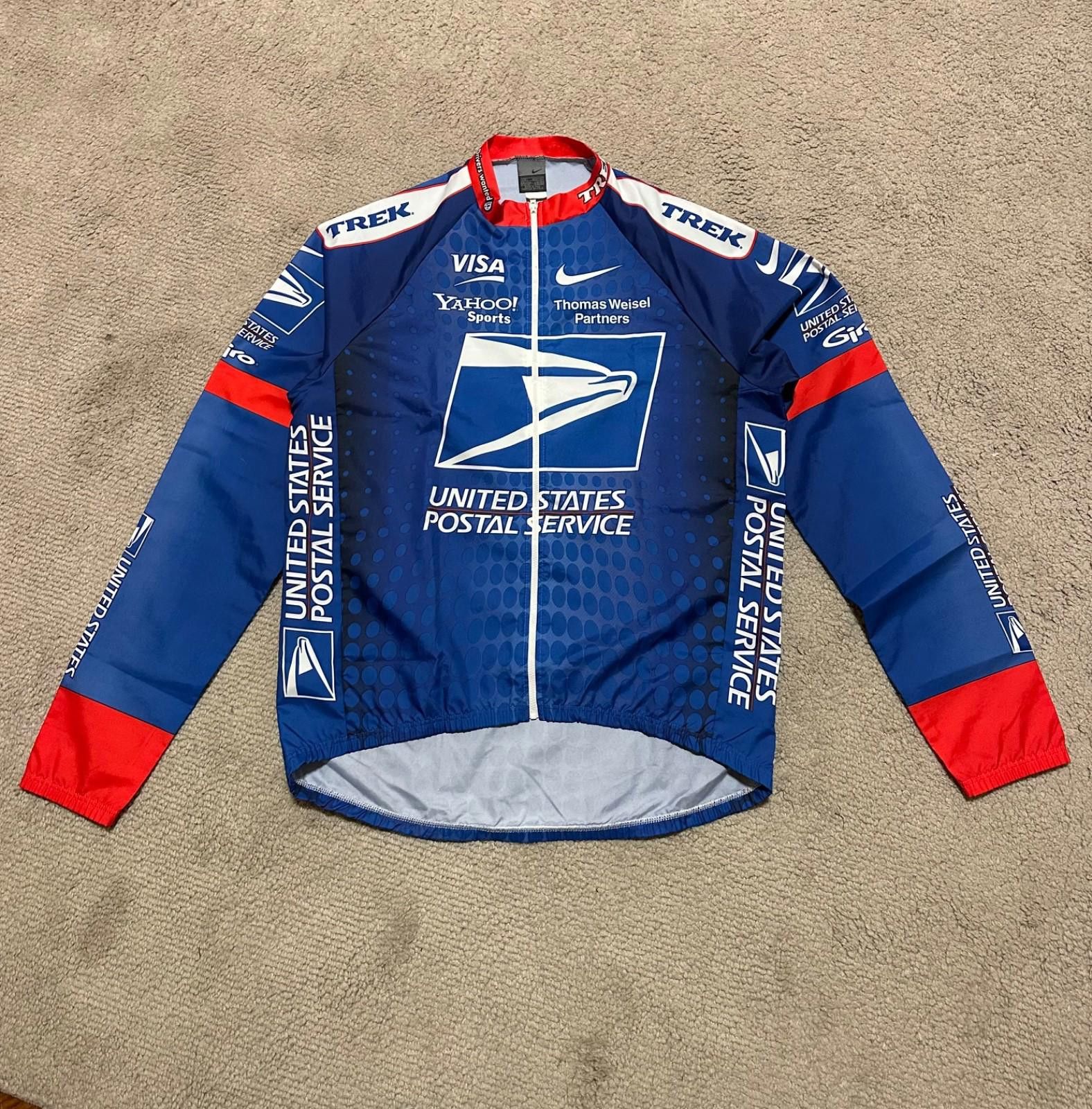 Nike NIKE Cycling Trek USPS Team Windshell 2003 Sz L Size US L / EU 52-54 / 3 - 1 Thumbnail