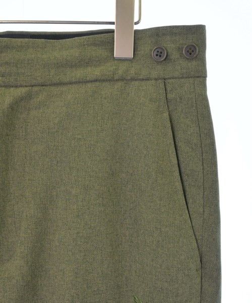 Needles Casual Pant Slacks Full Lenght Polyestser Straight Cut Green Size US 34 / EU 50 - 4 Thumbnail