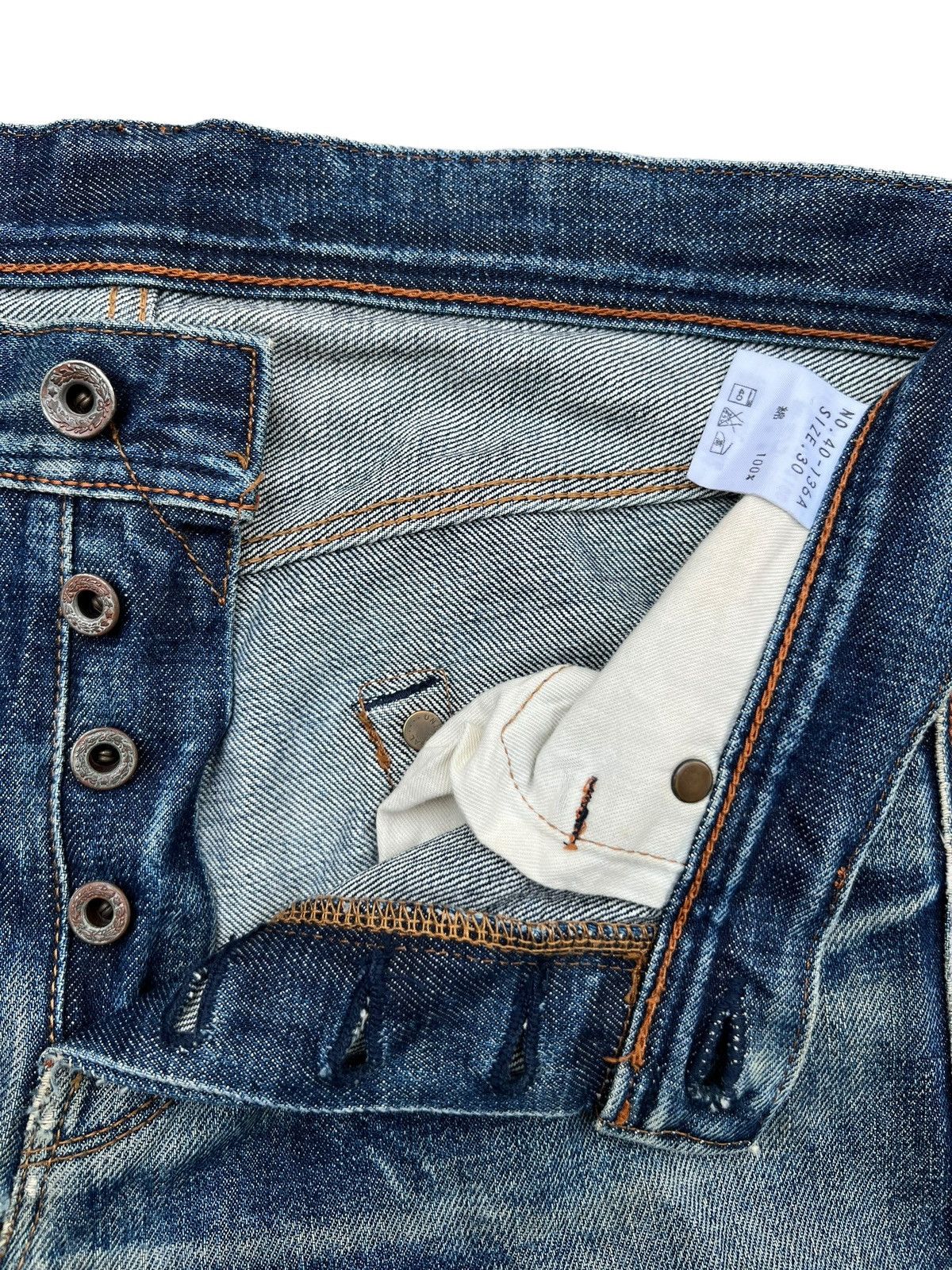 Eternal Eternal Spellbound Japan Straight Skinny Denim Jeans 32x30.5 Size US 32 / EU 48 - 10 Thumbnail