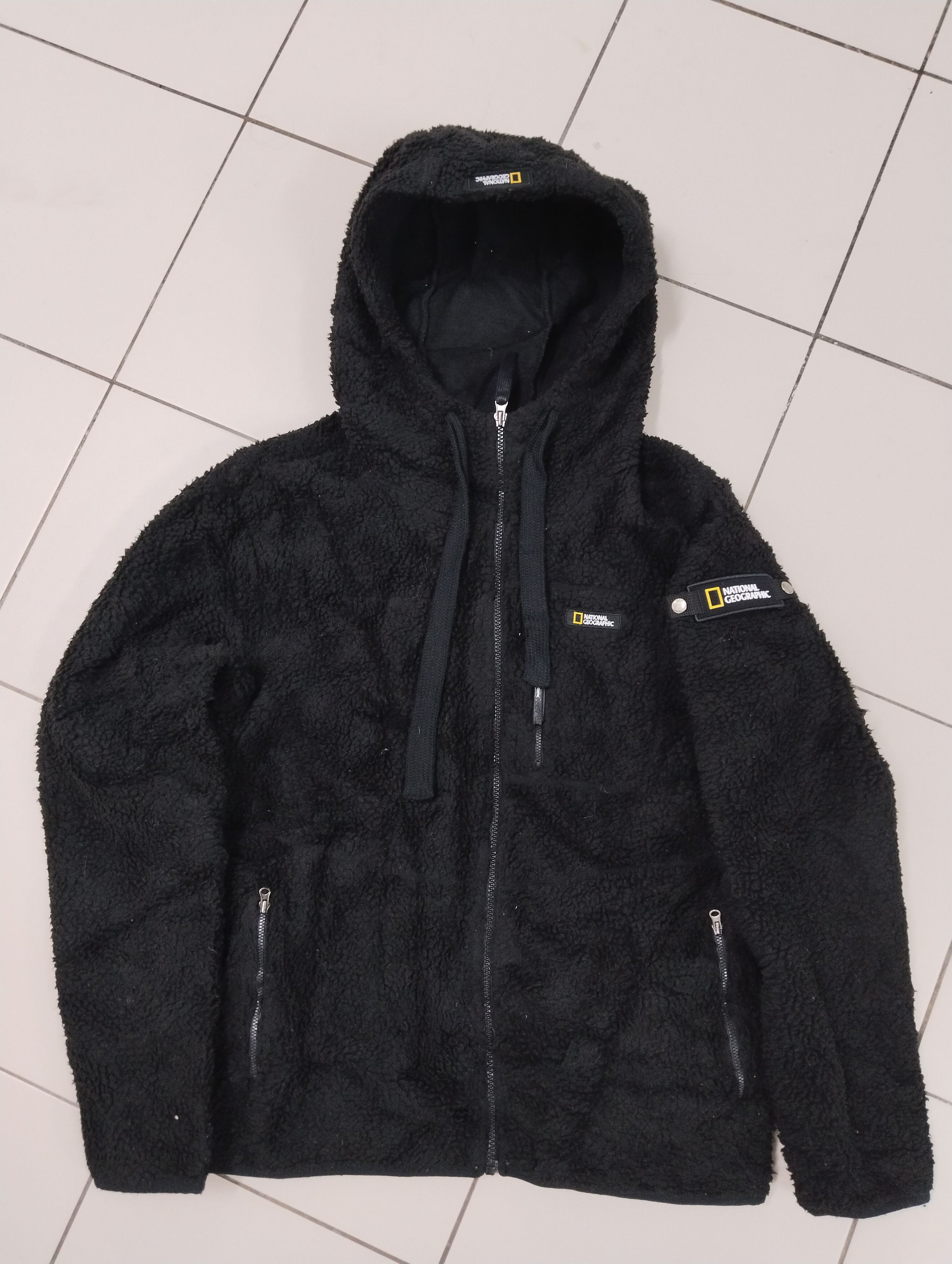 Vintage Best Offer🔥VINTAGE NATIONAL GEOGRAPHIC SHERPA HOODIE JACKET Size US L / EU 52-54 / 3 - 6 Thumbnail