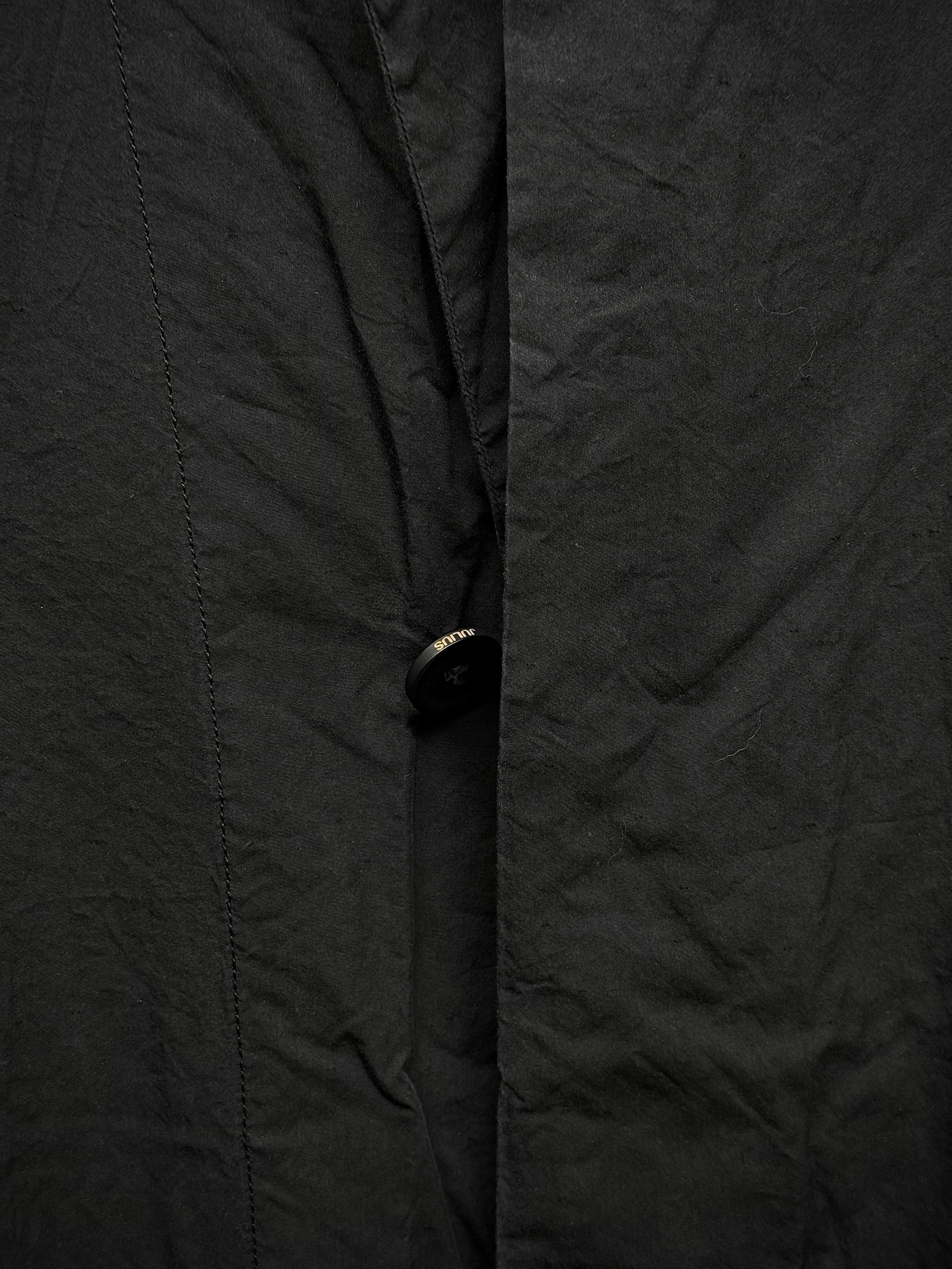 Julius Julius Washed Black Anatomical Longline Overshirt Size US S / EU 44-46 / 1 - 4 Thumbnail