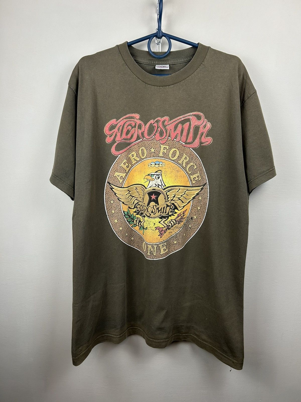 Band Tees Vintage 90s Aerosmith Aero Force One Tour World Tour 1999 Size US XL / EU 56 / 4 - 1 Thumbnail