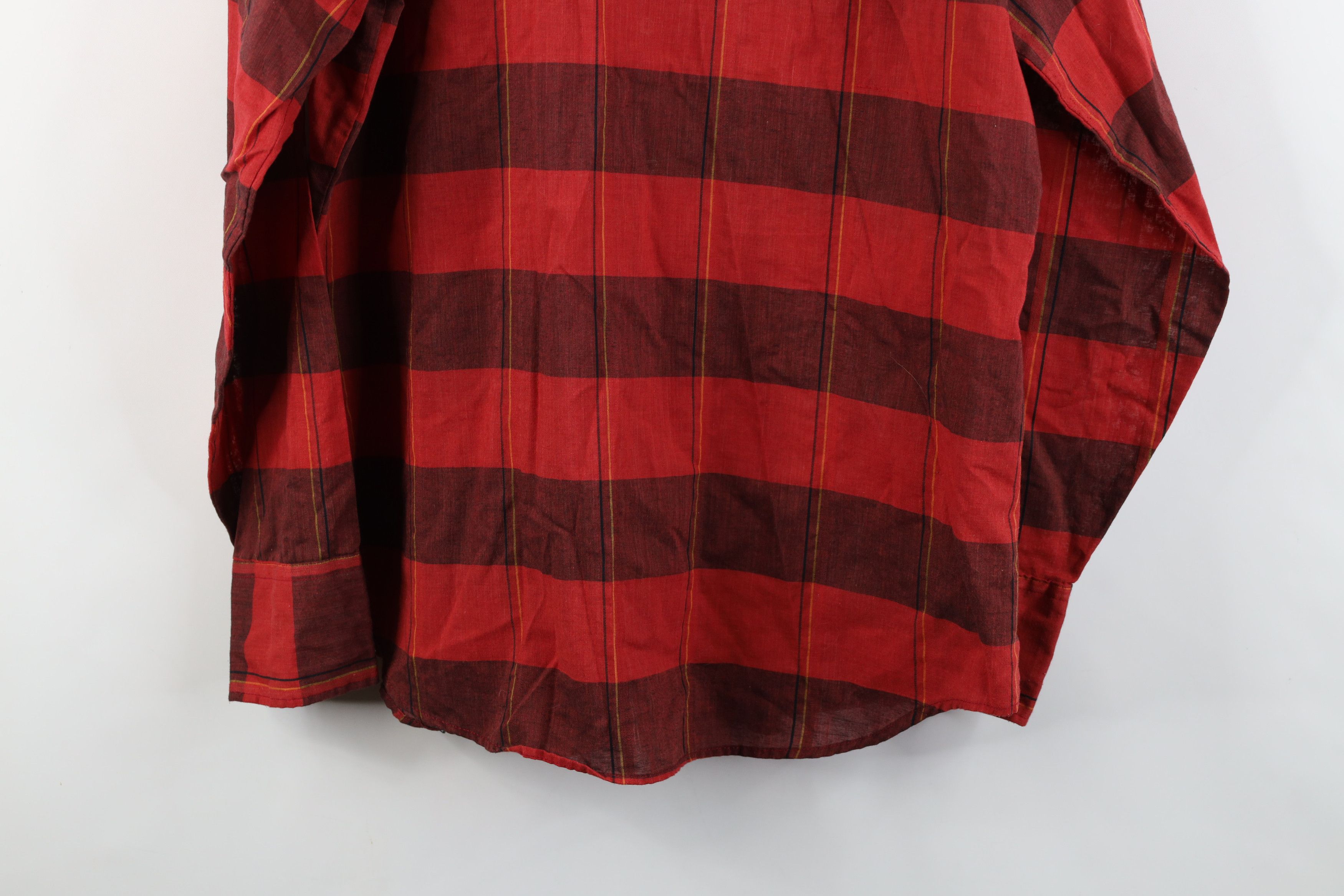 Vintage Vintage 70s Rockabilly Western Cowboy Snap Button Shirt Size US L / EU 52-54 / 3 - 12 Thumbnail