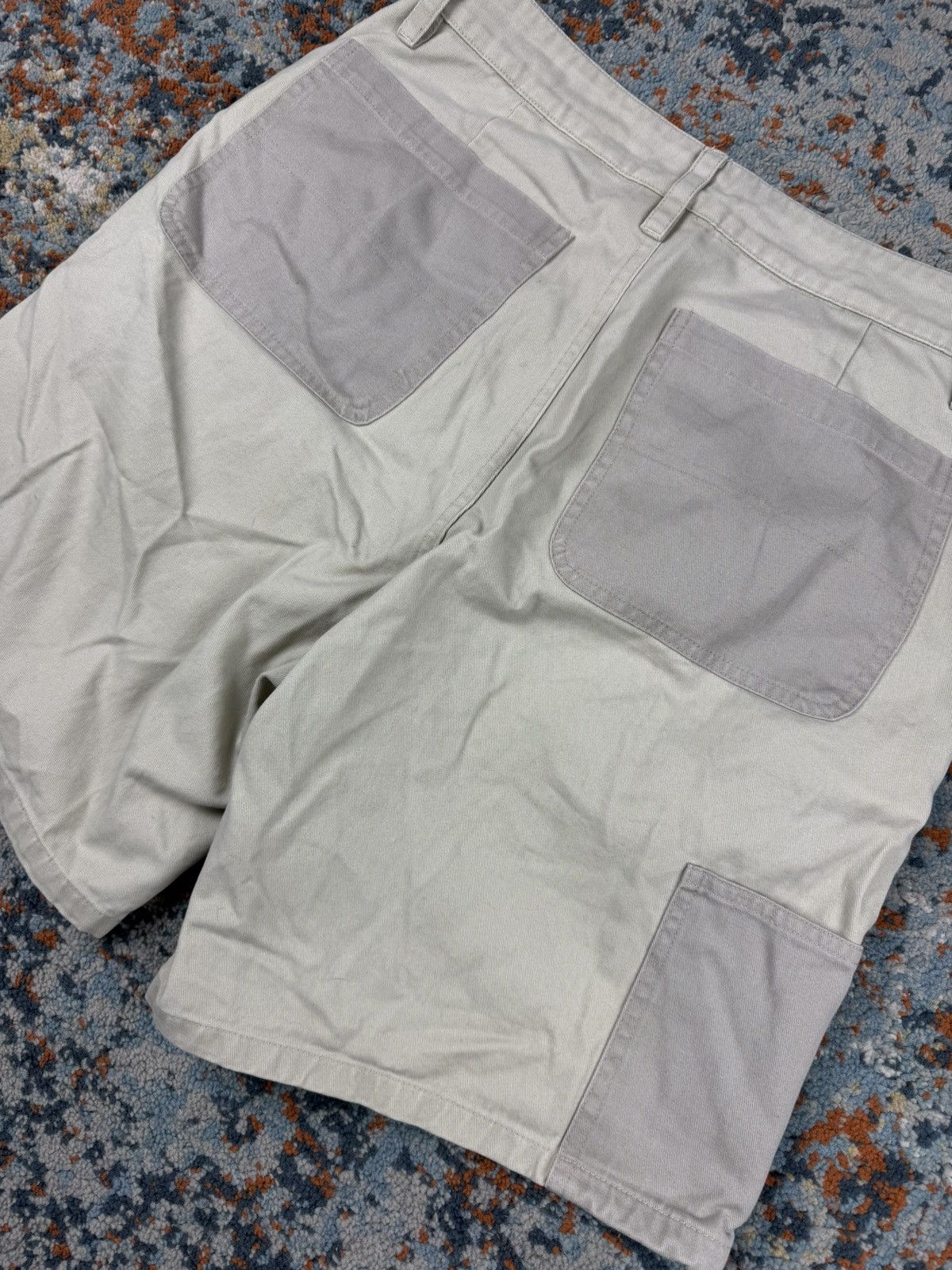 Daily Paper Daily Paper patchwork cargo style logo shorts earth tones Size US 30 / EU 46 - 4 Thumbnail
