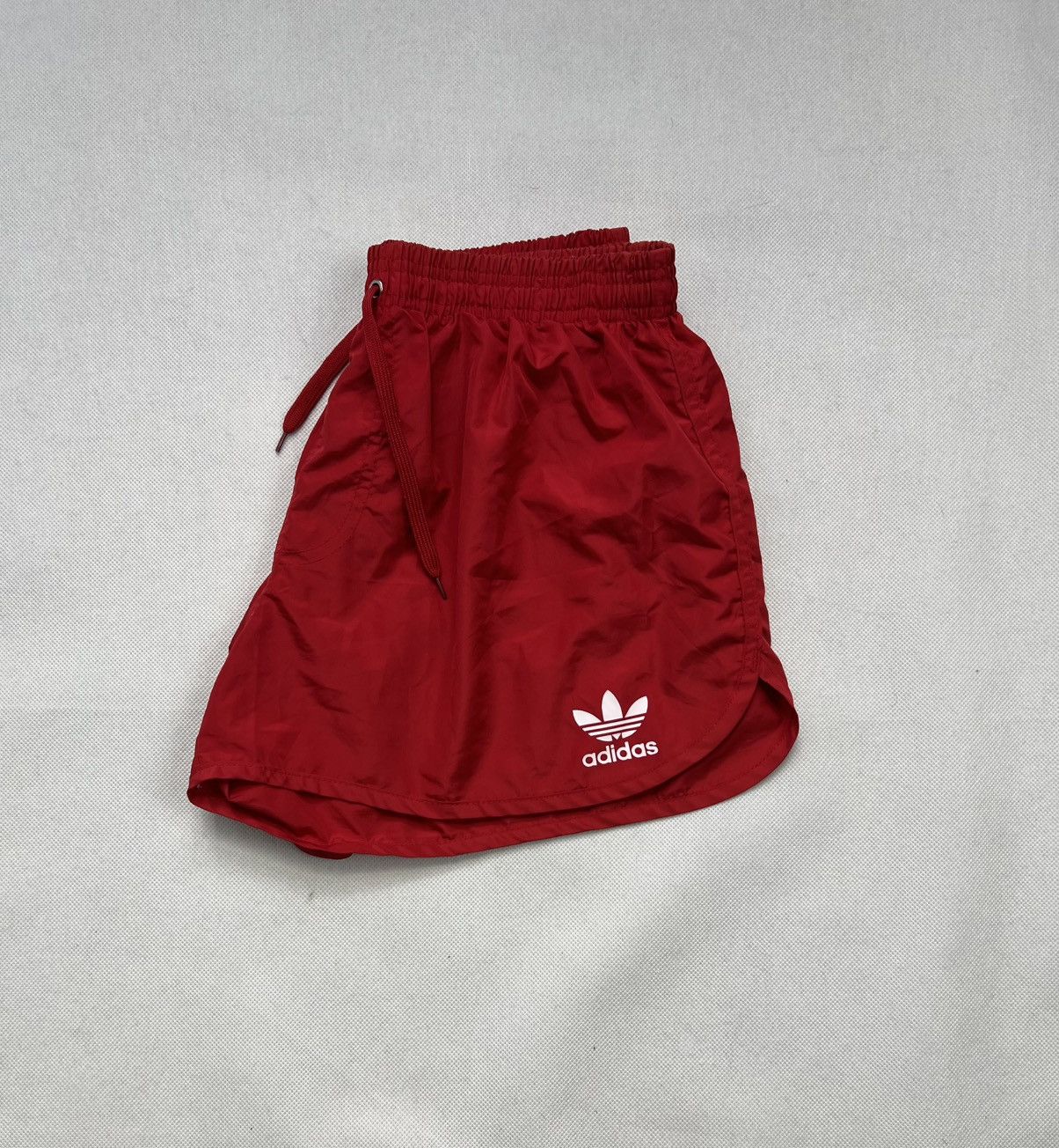Adidas Shorts Adidas Nylon Red Vintage 90’s Logo Size US 32 / EU 48 - 1 Thumbnail