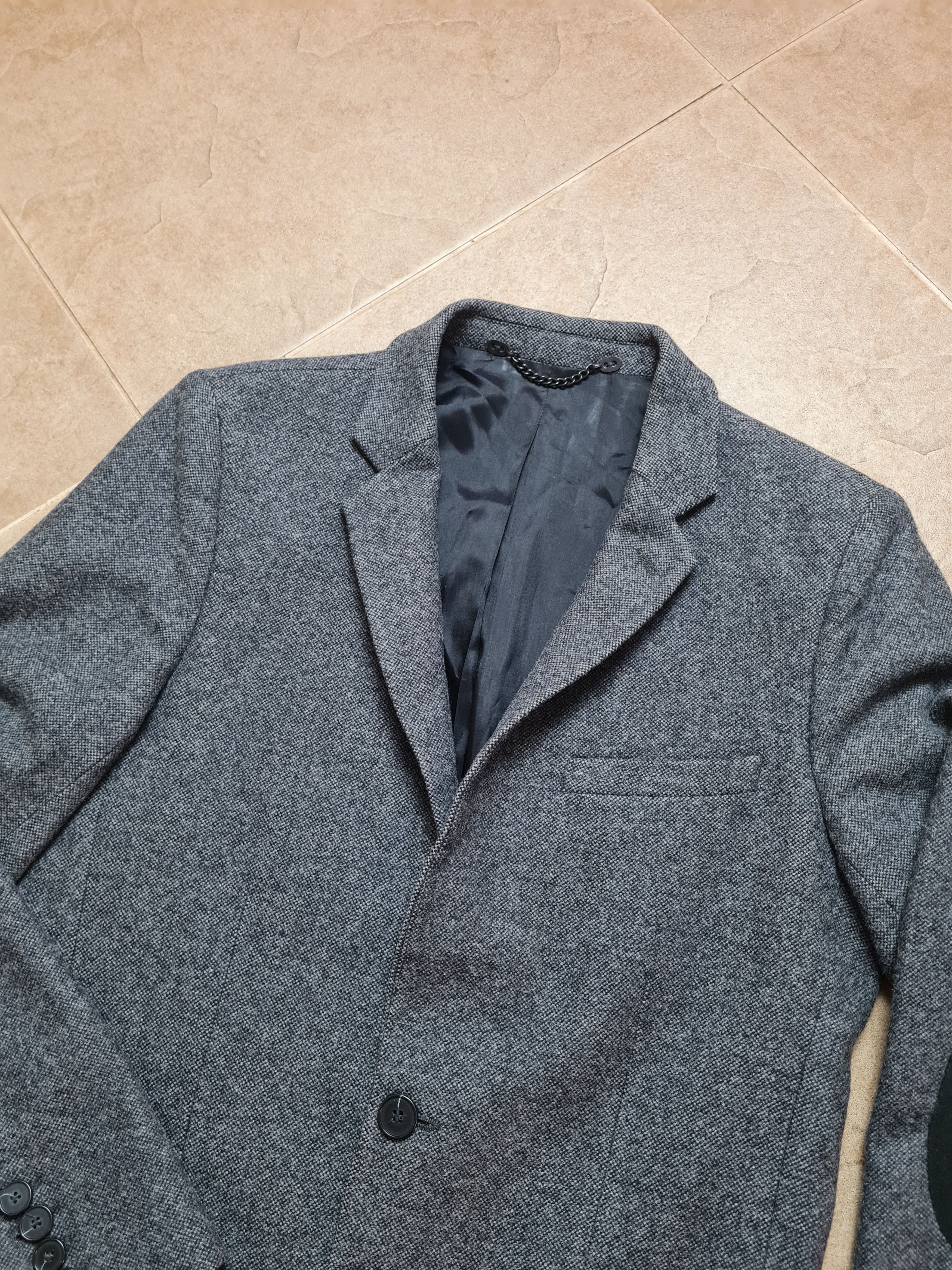 Sandro Jacket Sandro Paris Belted Blazer in Grey Wool Size 46 Size US S / EU 44-46 / 1 - 15 Thumbnail