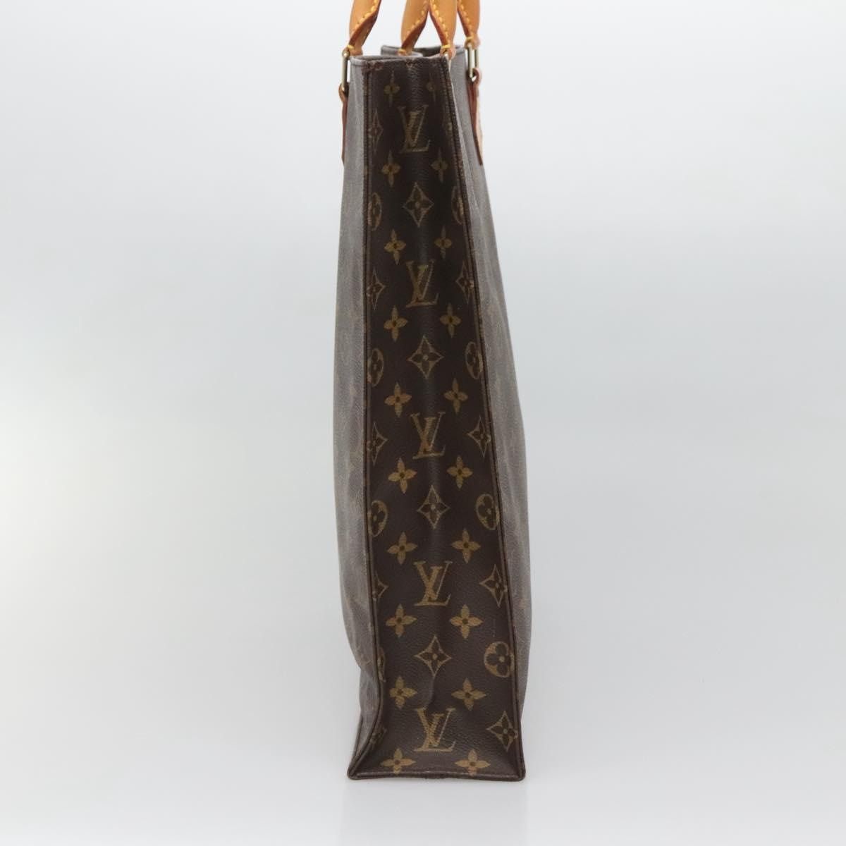 Louis Vuitton LOUIS VUITTON Monogram Sac Plat Hand Bag M51140 Size ONE SIZE - 3 Thumbnail