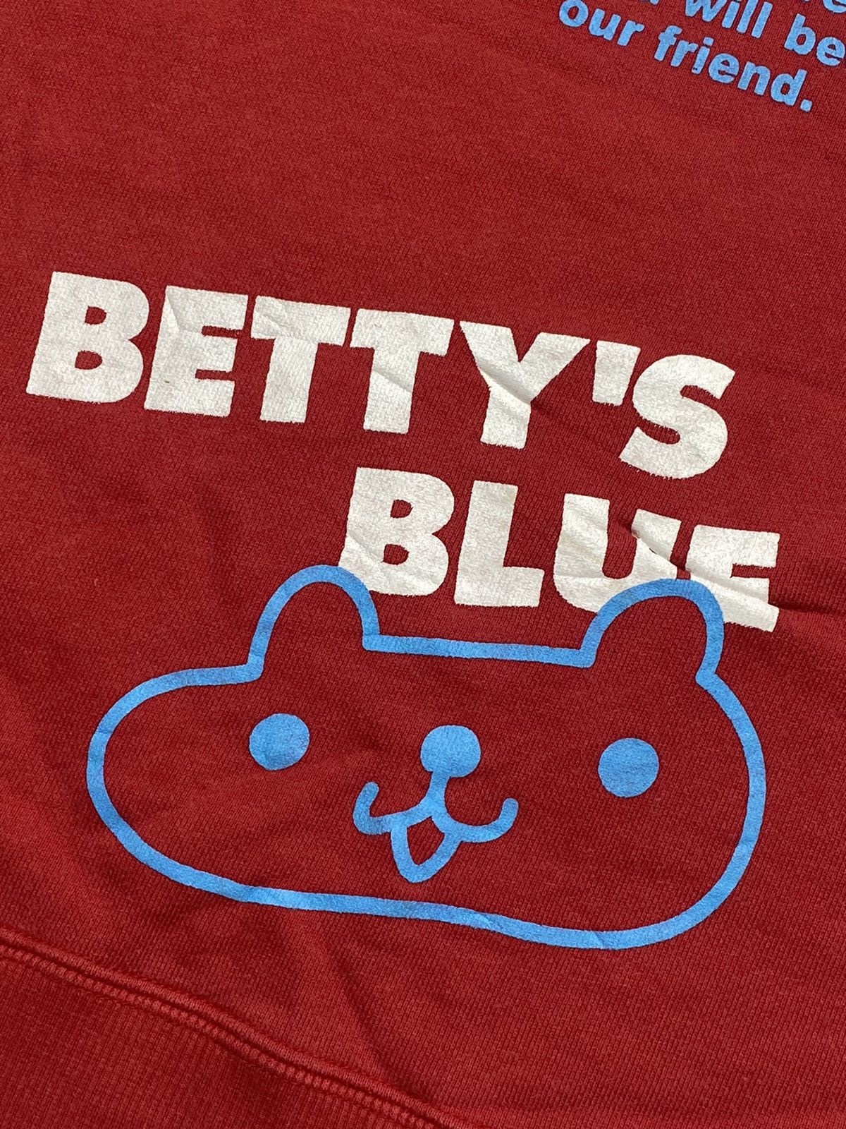 Japanese Brand 2000s Bettys Blue - Iconic Mascots Short Sweatshirt Size US M / EU 48-50 / 2 - 8 Thumbnail