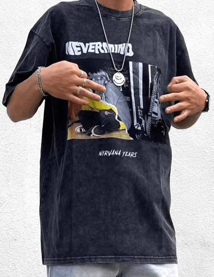 Japanese Brand × Vintage "Nevermind-L" T-shirt Size US L / EU 52-54 / 3 - 3 Thumbnail