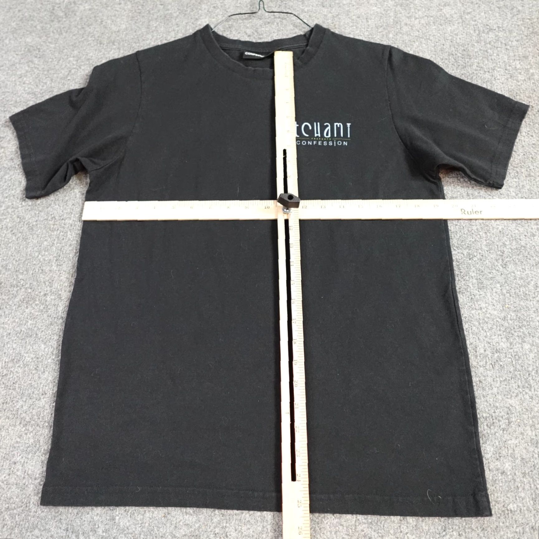 Doublet VINTAGE? Tchami Shirt Small Black Official Double Sided Confession Tour Shirt Mens M Black Confession Tour Tchami Shirt Short Sleeve Crew Neck Size US M / EU 48-50 / 2 - 3 Thumbnail