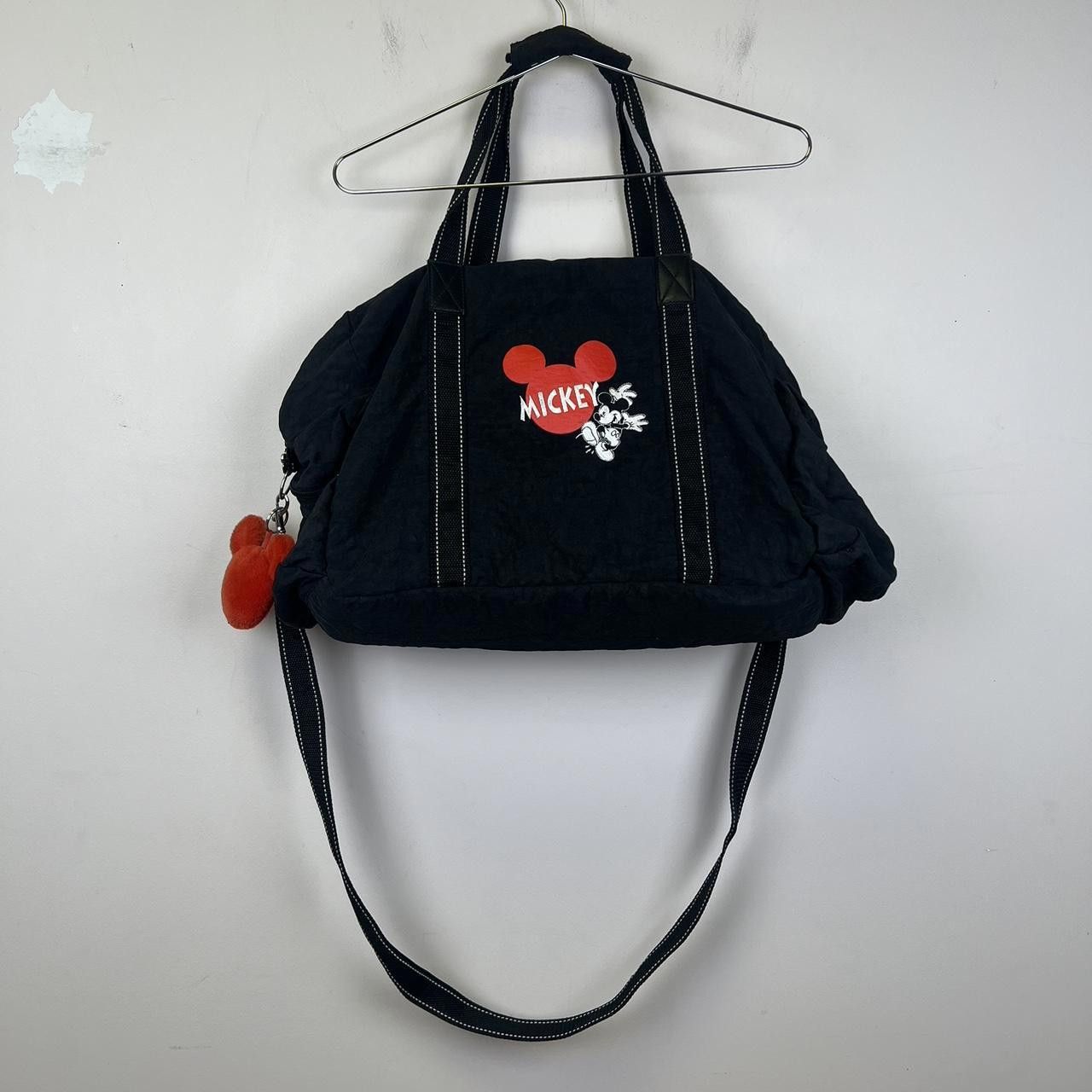 Disney Mickey Mouse Stylish Tote Bag - Black Quilted Design Size ONE SIZE - 1 Thumbnail