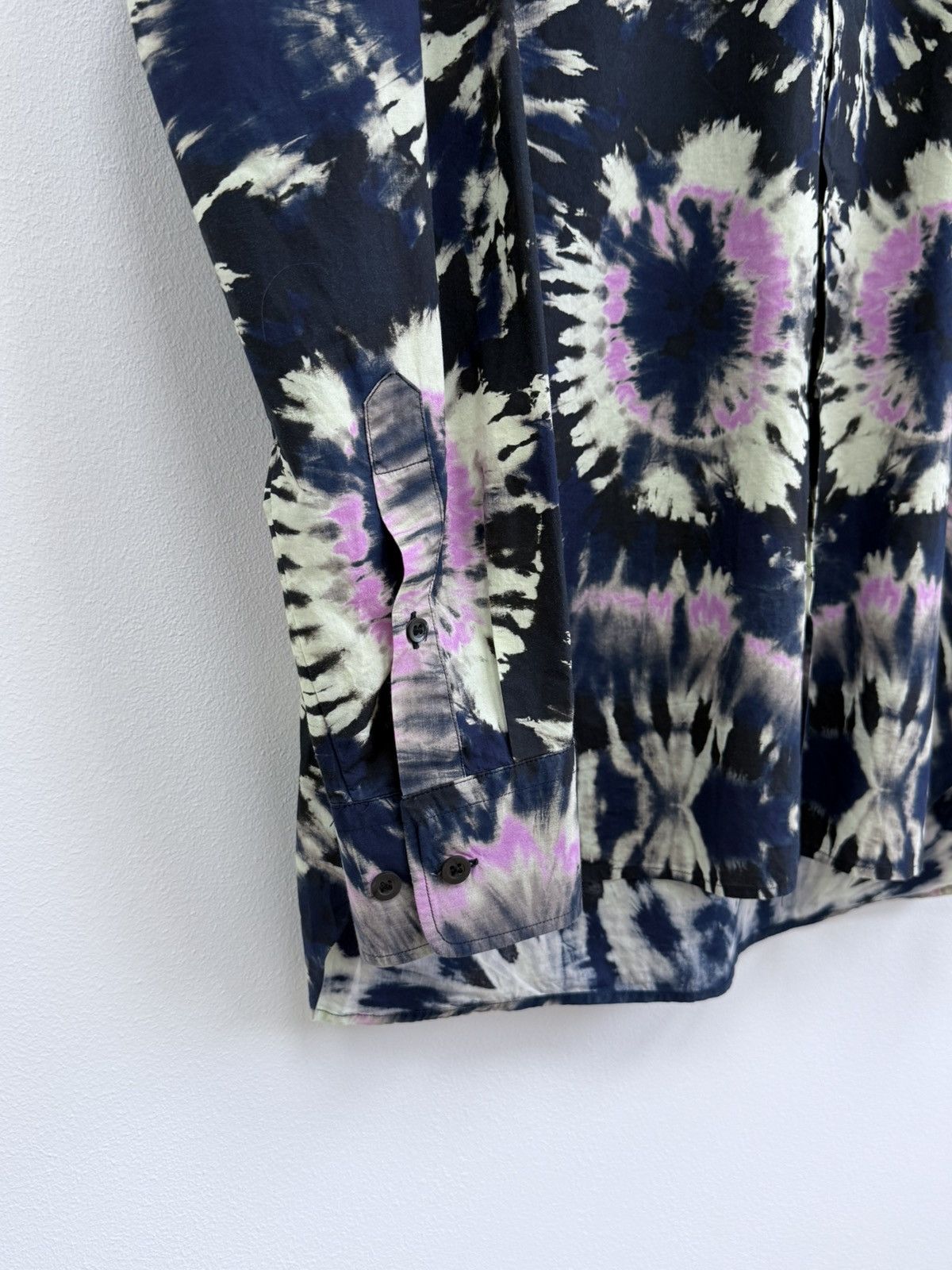 Dries Van Noten Dries Van Noten Tie Dye Button Up Shirt Size US M / EU 48-50 / 2 - 7 Thumbnail