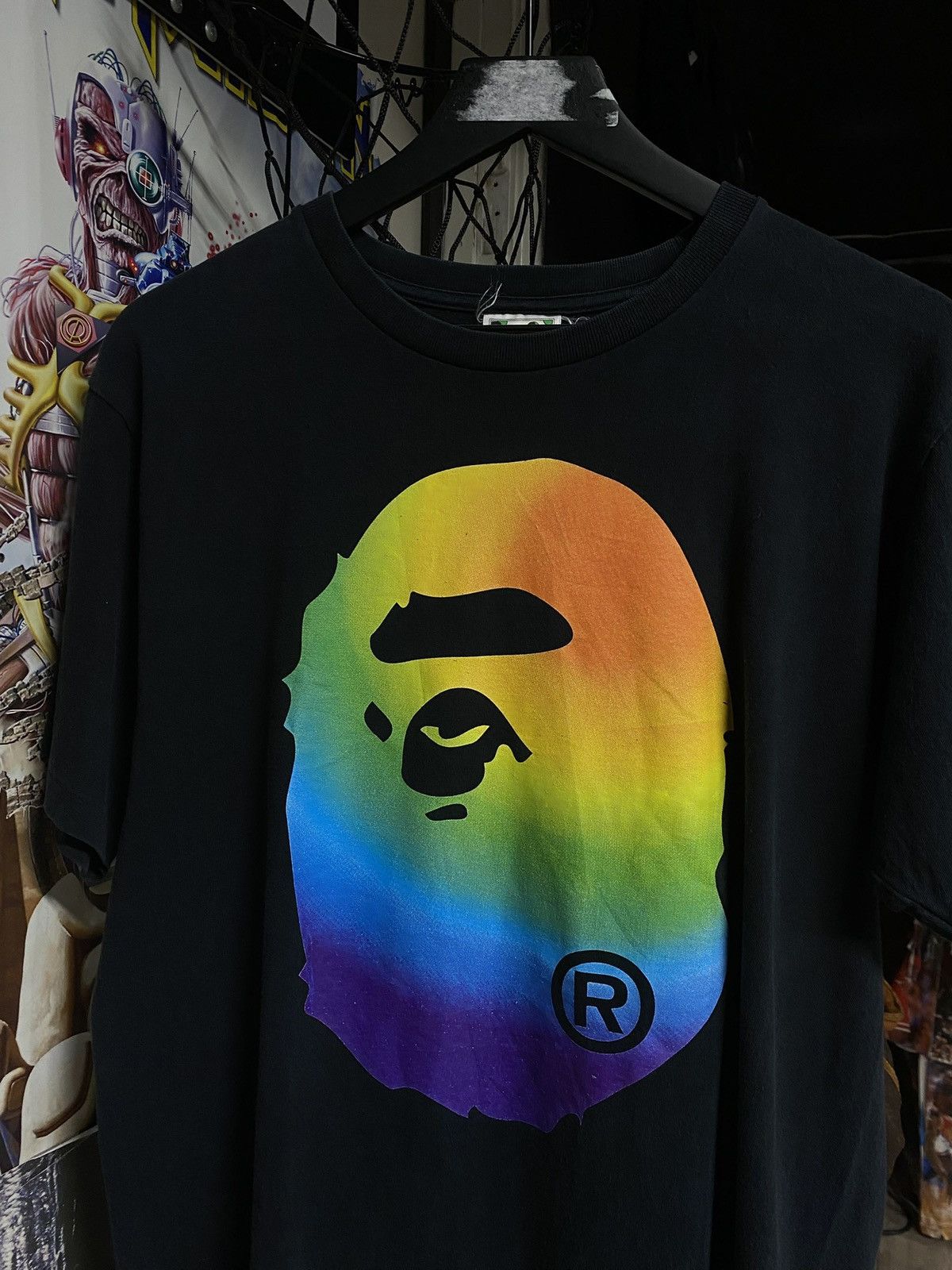 Bape A Bathing Ape Multi Camo Bape Head T-Shirt Size Fits Medium Size US M / EU 48-50 / 2 - 6 Thumbnail