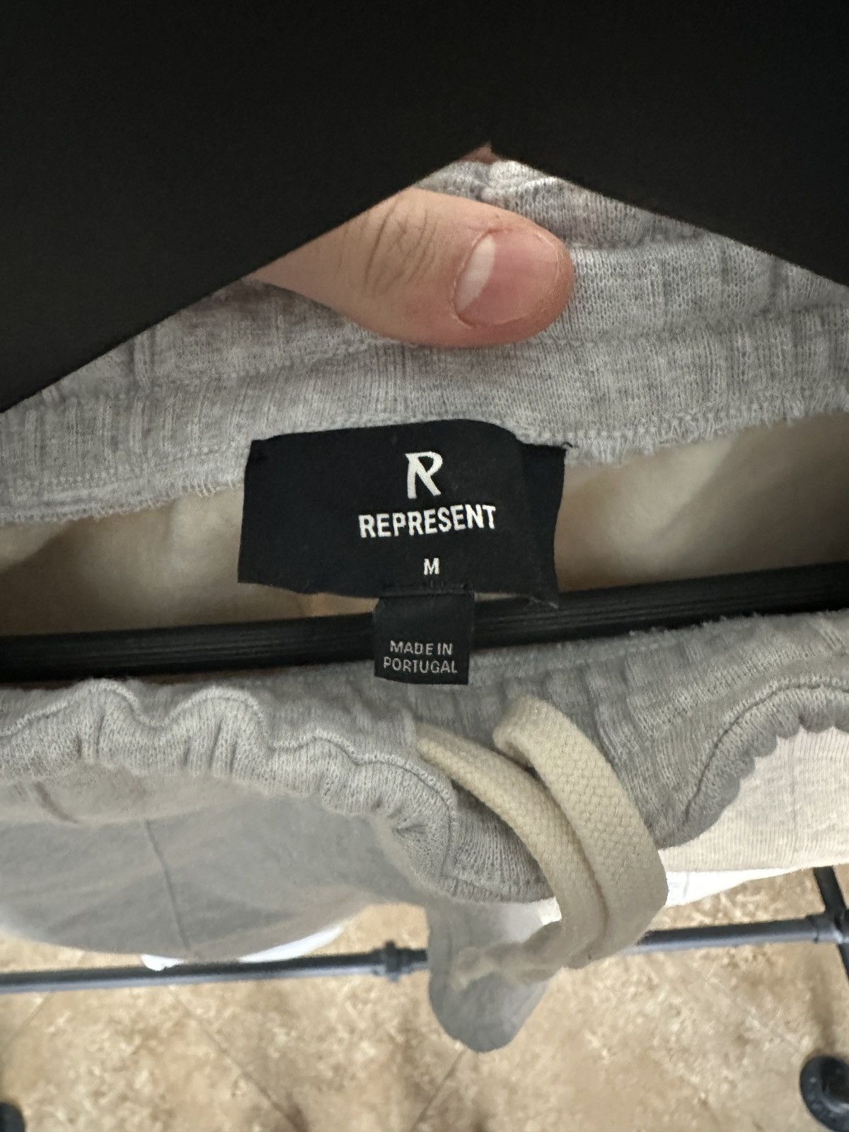 Represent Clo. Initial Heather Gray Straight Leg Sweatpants Size US 32 / EU 48 - 3 Thumbnail
