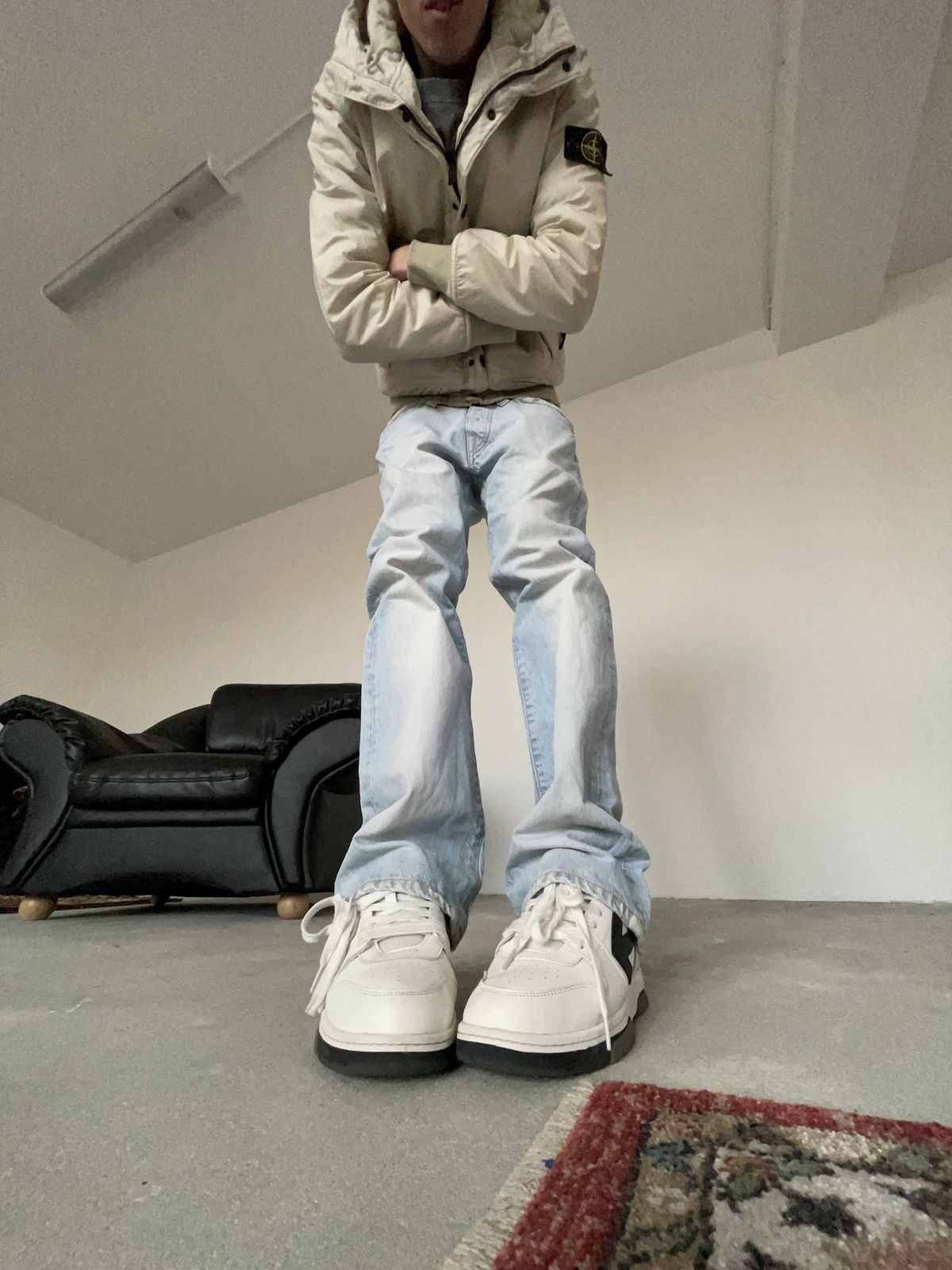 G-Star × Vintage Vintage G Star Raw blue denim jeans Size US 32 / EU 48 - 2 Thumbnail