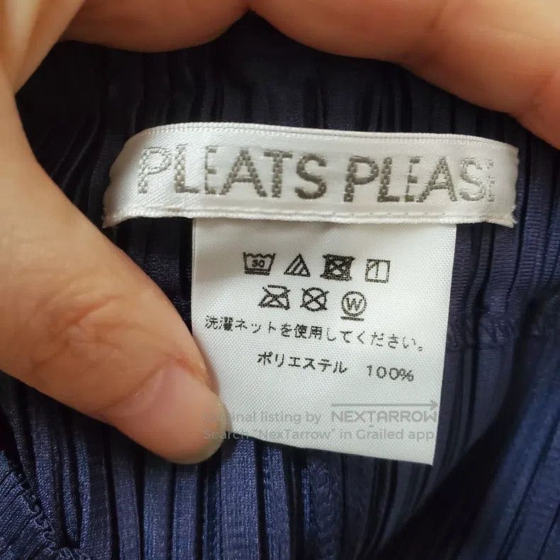 Issey Miyake Issey Miyake size:4 Blue Pants Size 22" - 4 Thumbnail