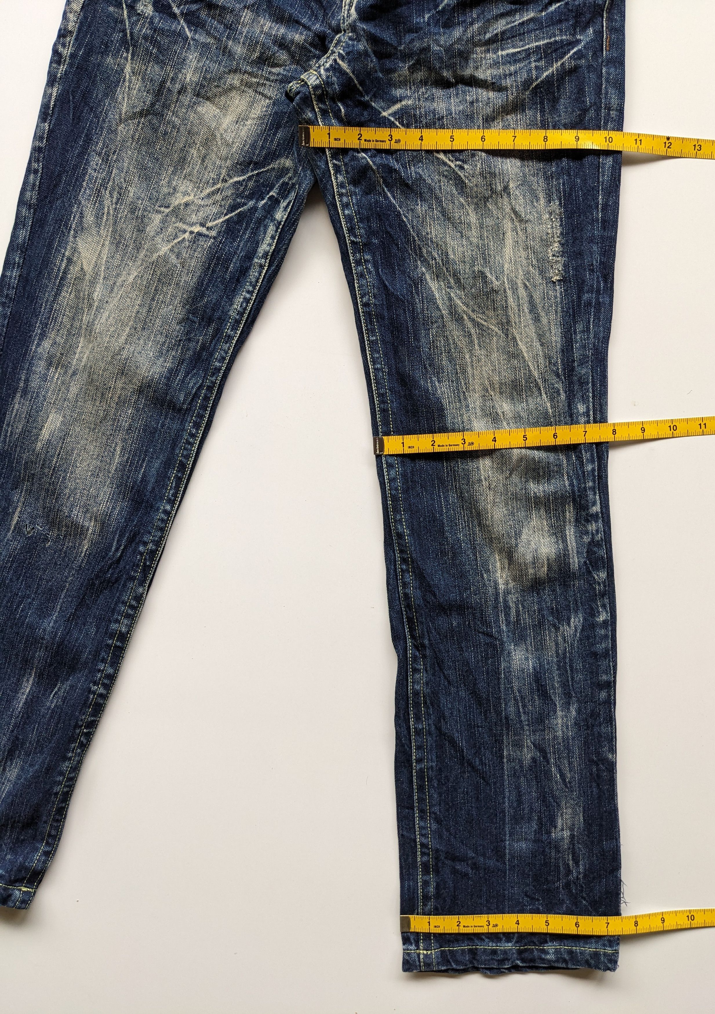 If Six Was Nine × Japanese Brand Blow by Blue faded jeans Size US 30 / EU 46 - 7 Thumbnail