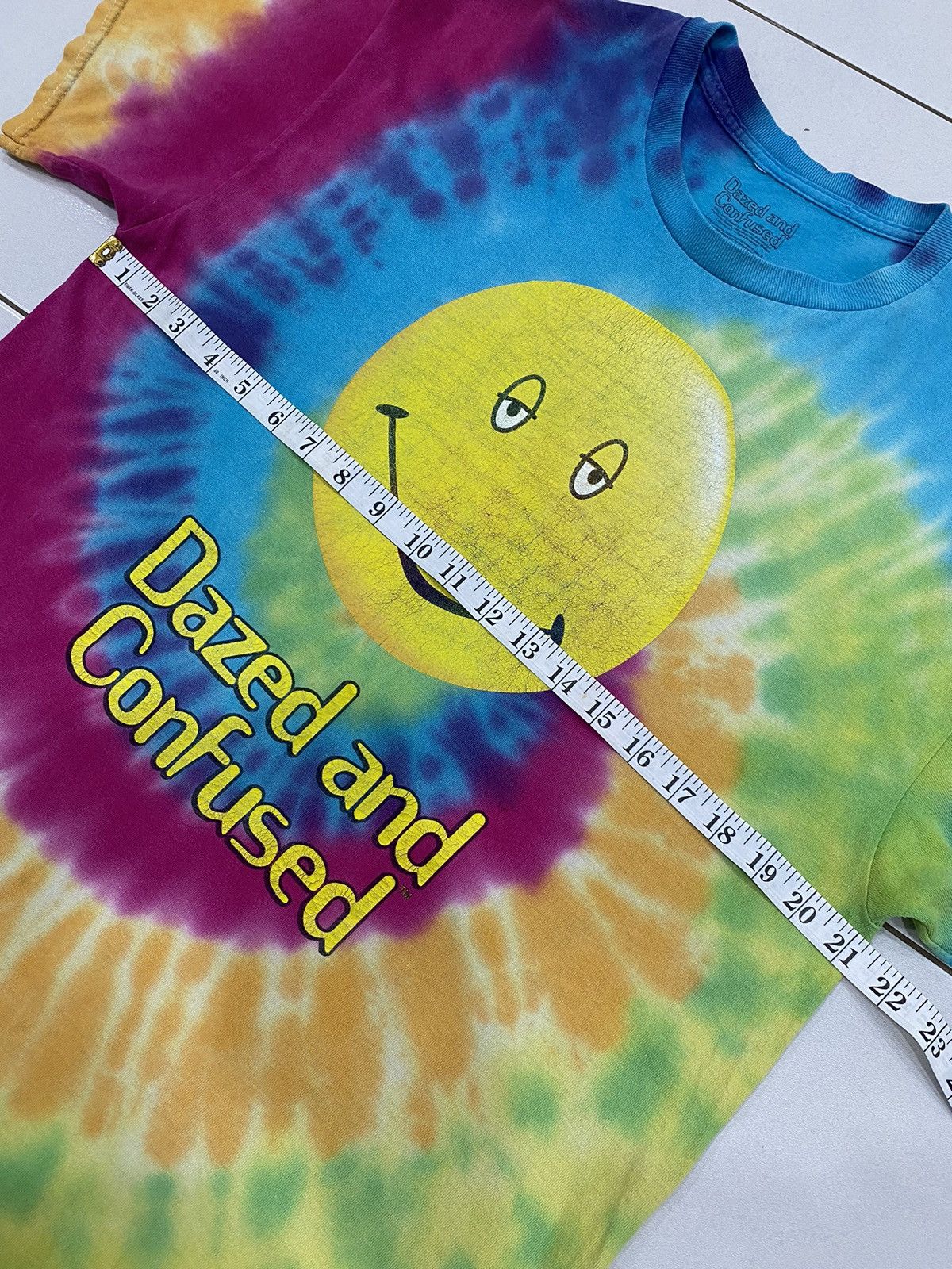 Other Vintage Dazed and Confused Smiley Tie dye t shirts Size L Size US L / EU 52-54 / 3 - 7 Thumbnail