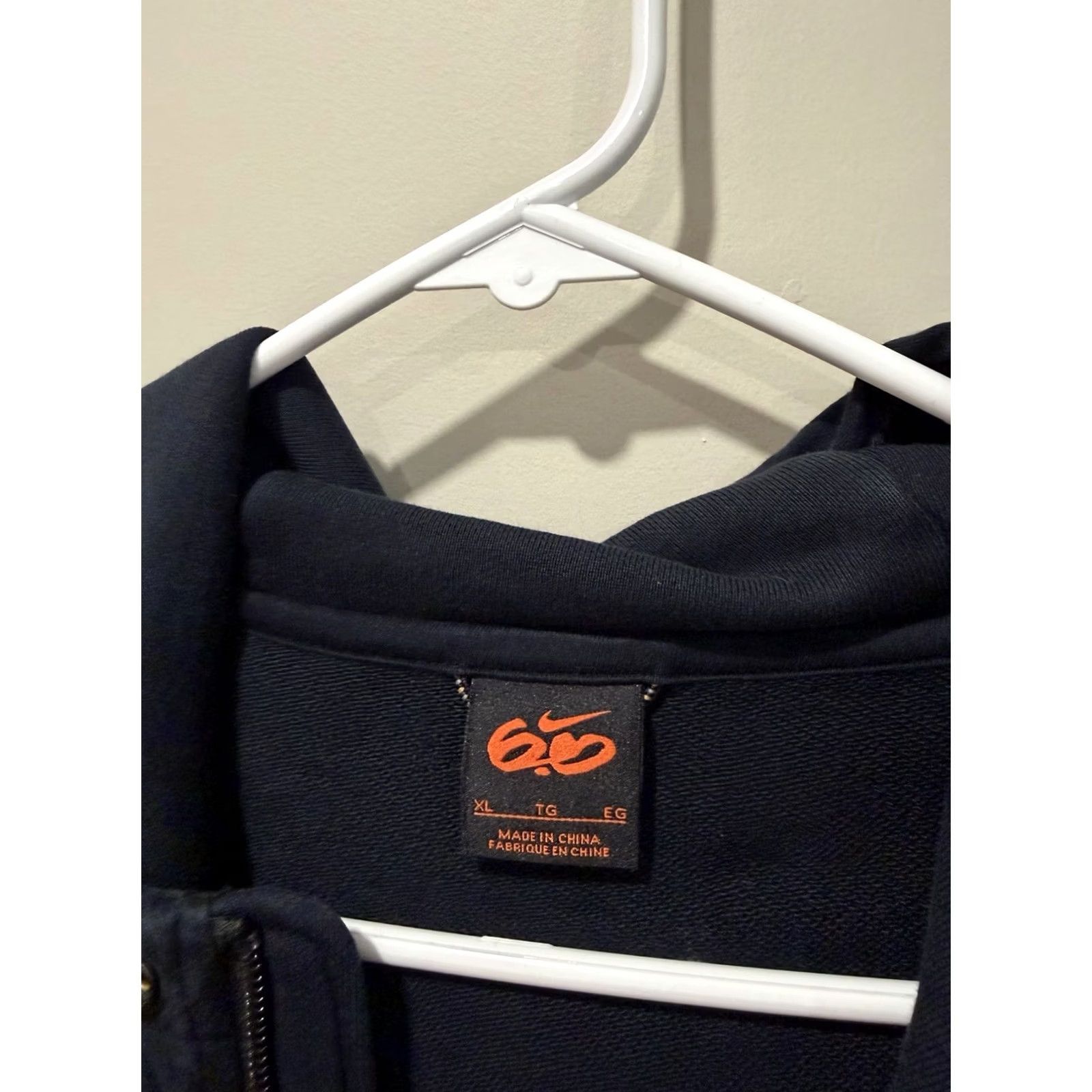 Nike Nike Hoodie XL Men Full Zip Dark Blue Cotton Pullover Jacket 6.0 Size US XL / EU 56 / 4 - 3 Thumbnail
