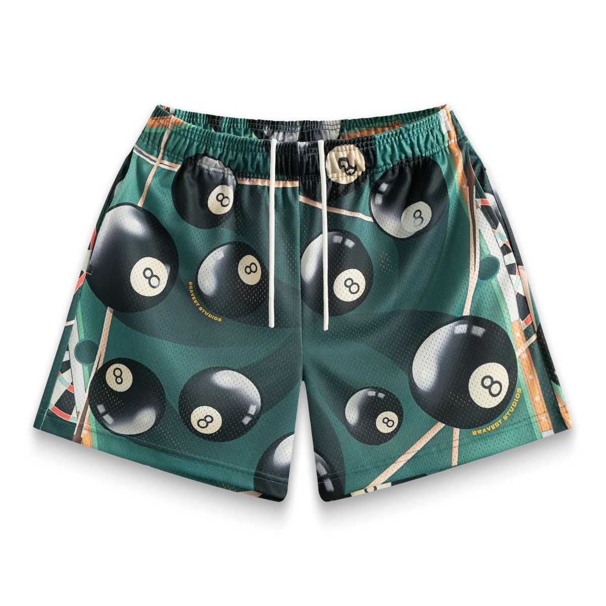 Bravest Studios *RARE* 8 BALL SHORTS SHORTS (S) Size US 30 / EU 46 - 2 Thumbnail