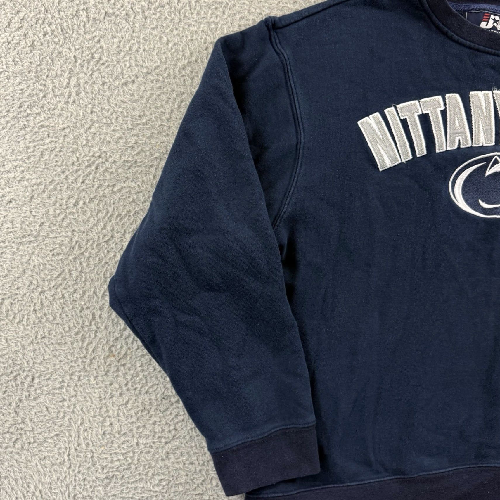Vintage VINTAGE Penn State Nittany Lions Sweatshirt Men’s 2XL Blue 90s University College Logo Graphic Print Pullover Crewneck Sweatshirt USA J America Size US XXL / EU 58 / 5 - 4 Thumbnail