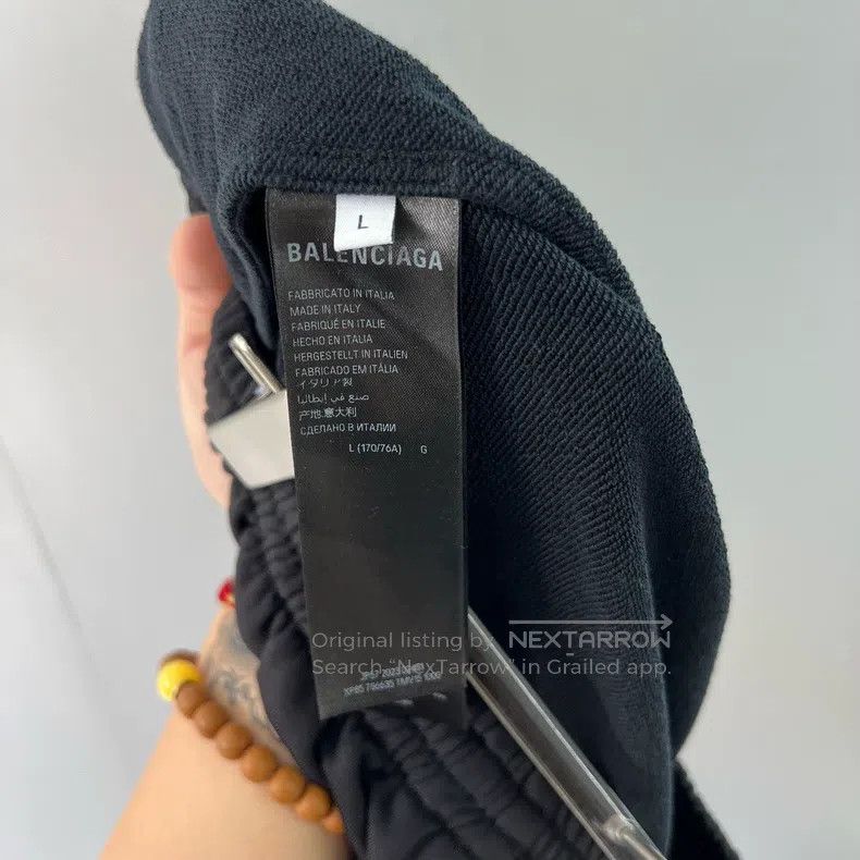 Balenciaga Balenciaga size L 3B Print Black Sweatpants Size US 27 - 5 Thumbnail