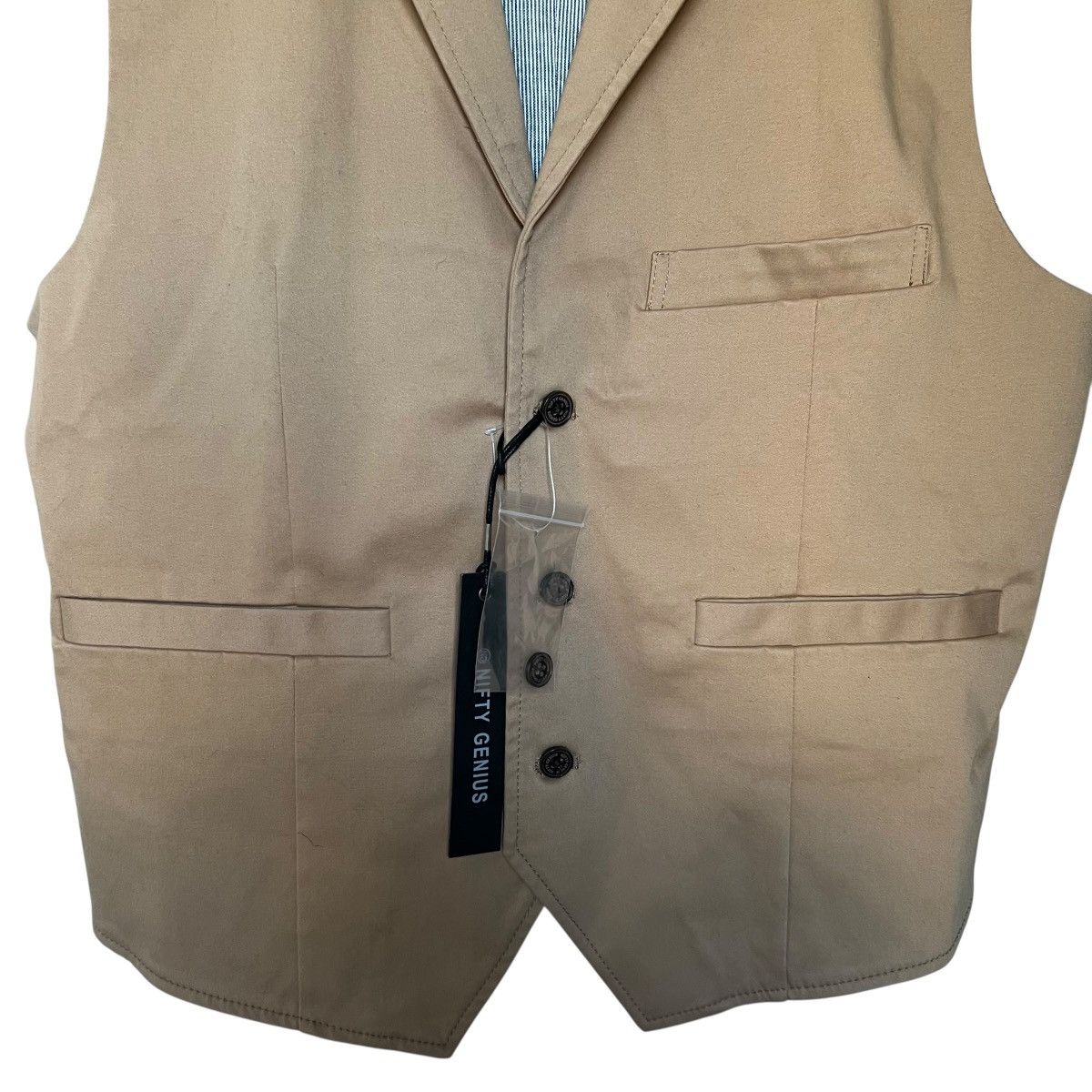 Other Men’s Nifty Genius Cooper Stretch Tan Vest Size M Size US M / EU 48-50 / 2 - 5 Thumbnail