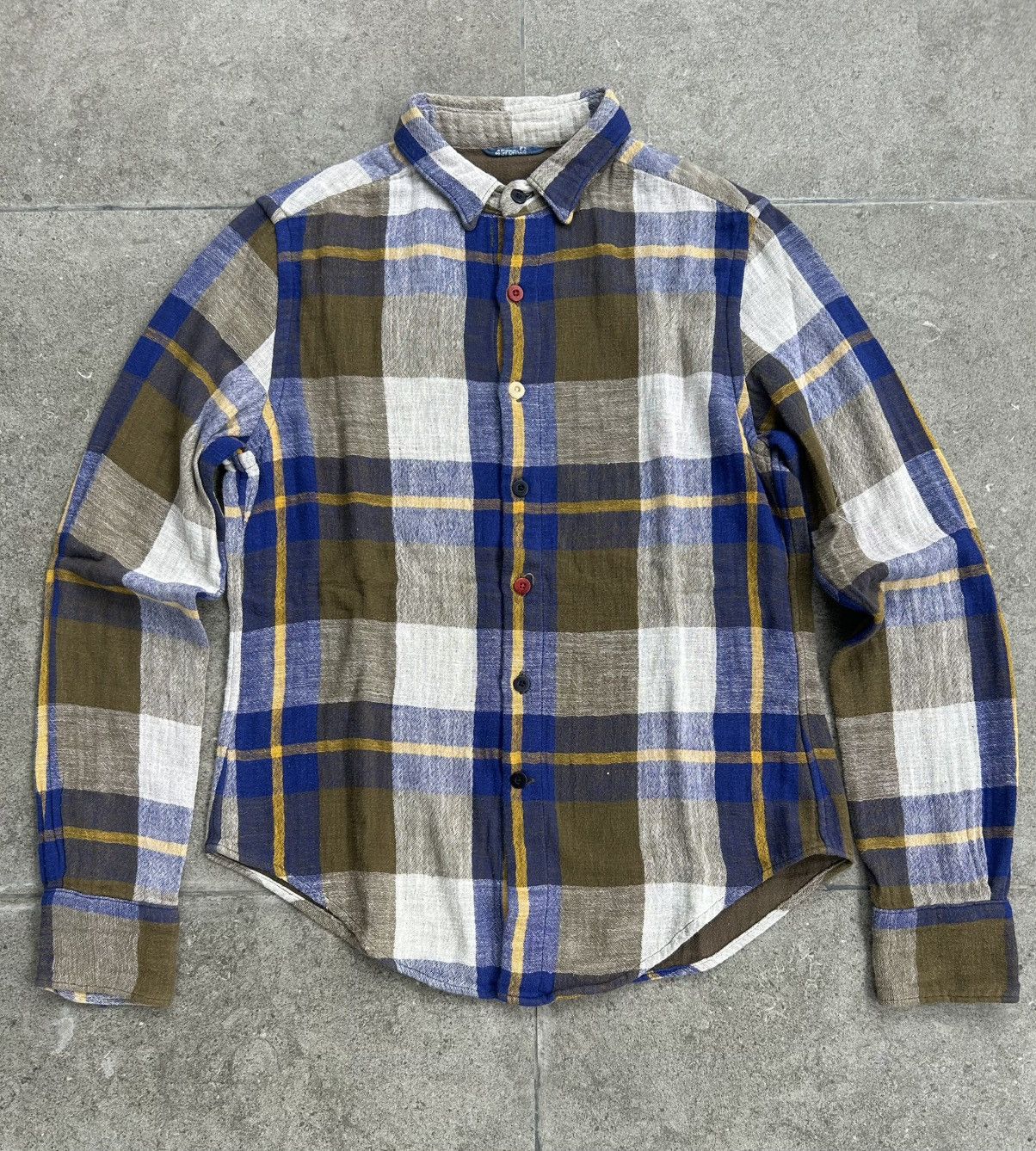 45rpm 45rpm Japan Check-patterned Button-down Shirt Size S / US 4 / IT 40 - 1 Thumbnail