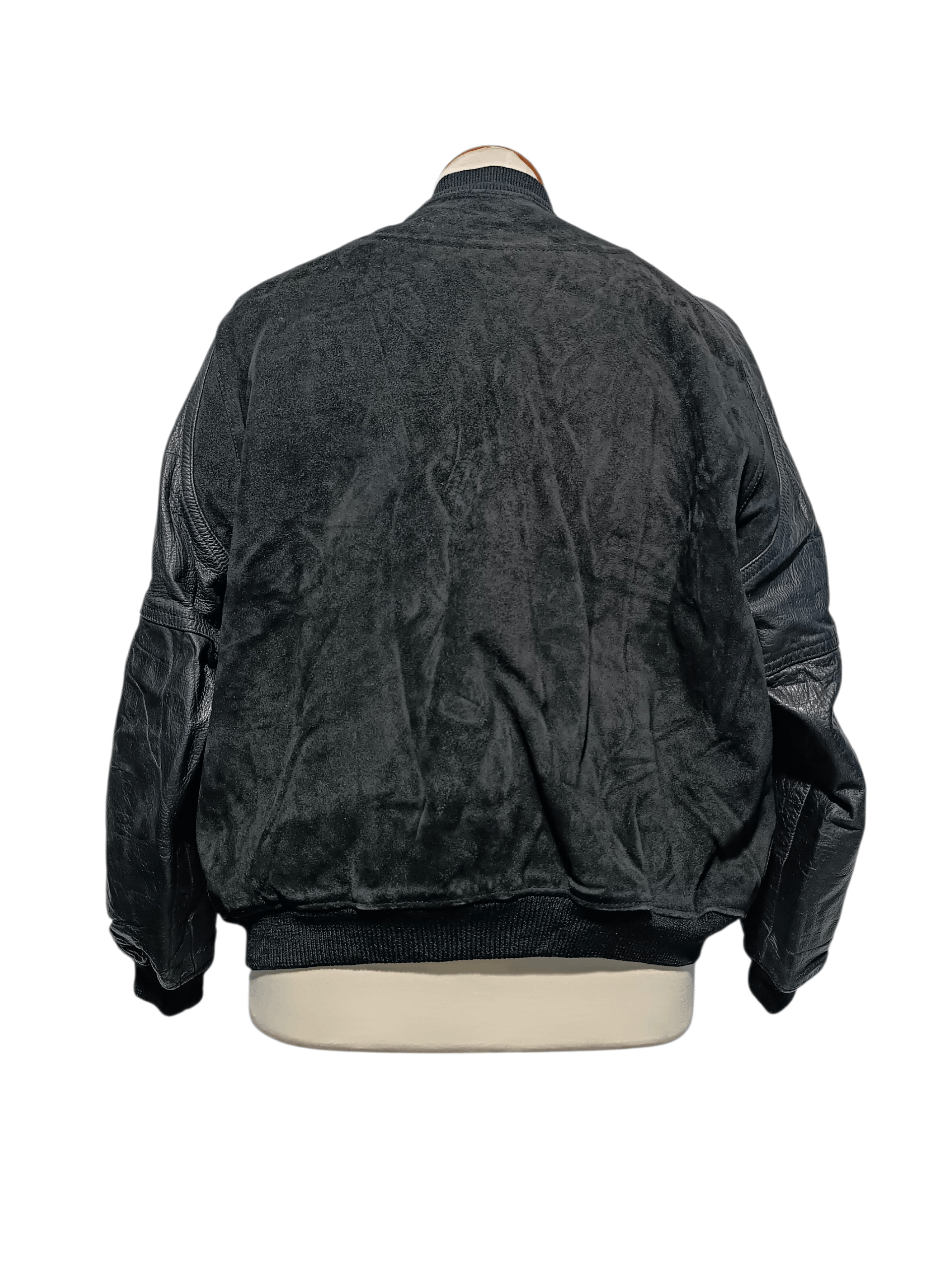 Japanese Brand Vintage Varsity Leather Jacket Made In Japan 🇯🇵 Size US M / EU 48-50 / 2 - 5 Thumbnail