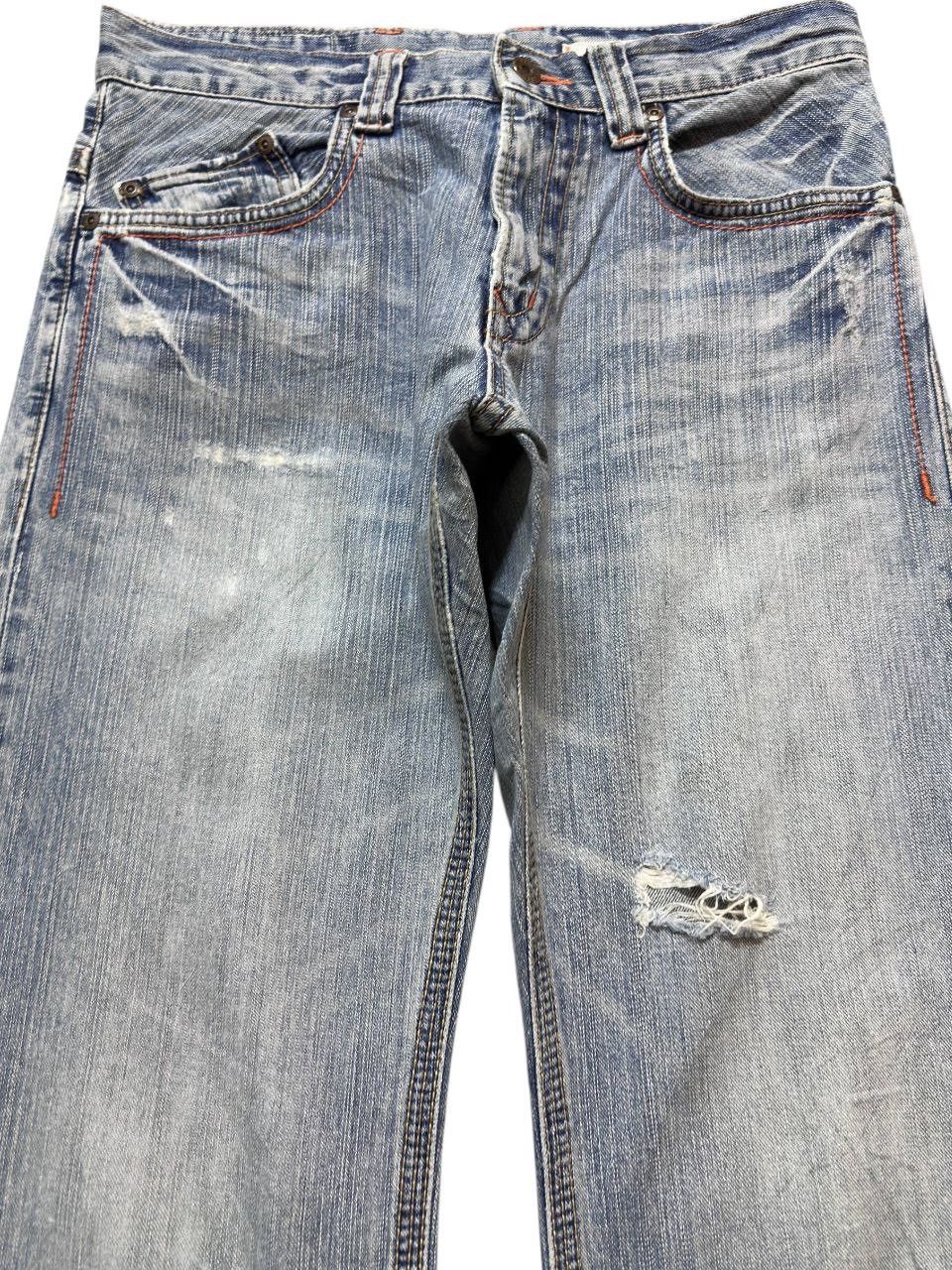 Edwin Vintage Edwin XV-S Flare Bootcut Faded Buckle Belt Denim Size US 31 - 2 Thumbnail