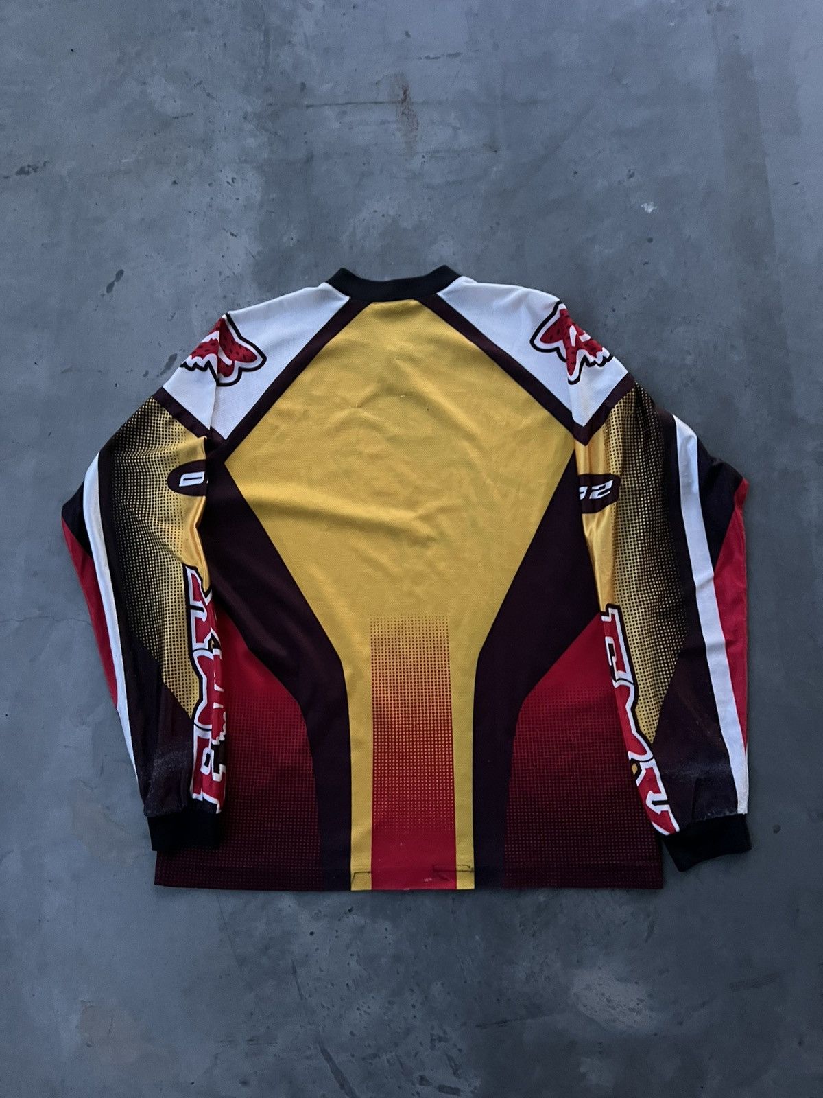 Fox Racing × Vintage Vintage fox racing jersey Size US XL / EU 56 / 4 - 3 Thumbnail