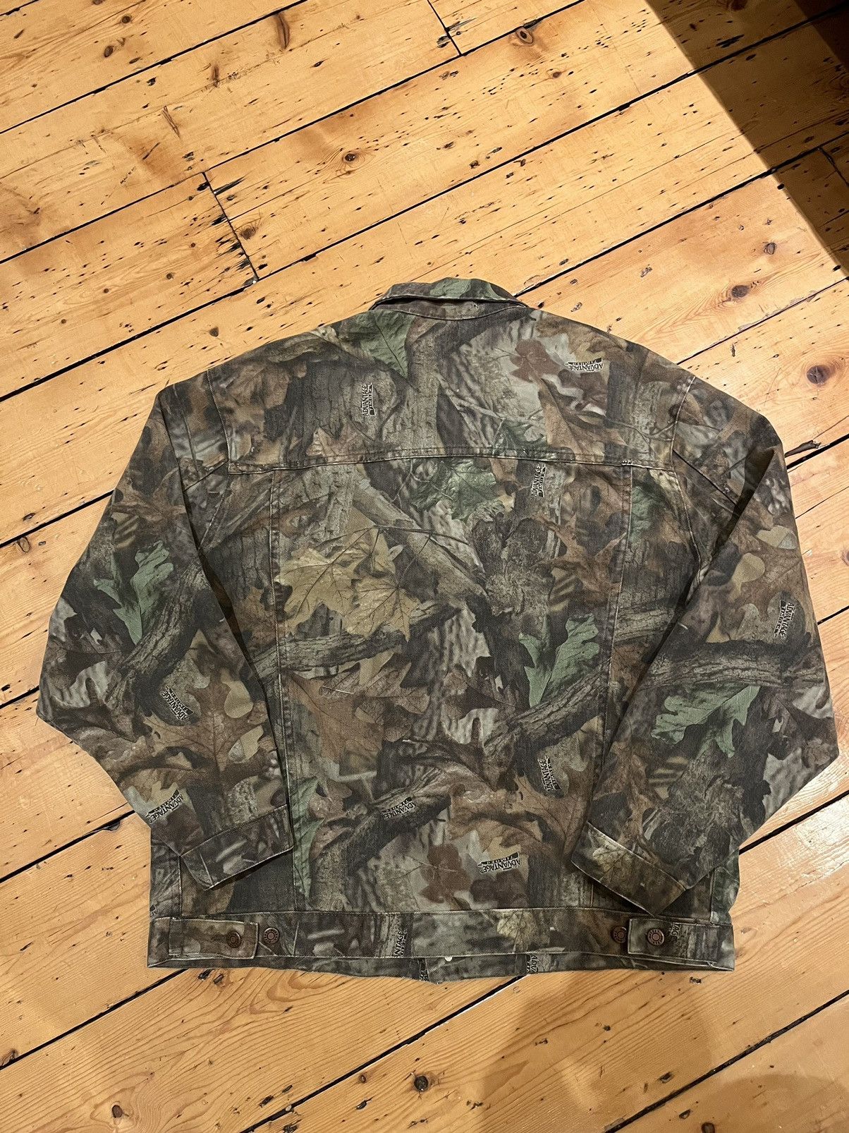 Vintage Camo Denim Jacket Size US XL / EU 56 / 4 - 3 Thumbnail