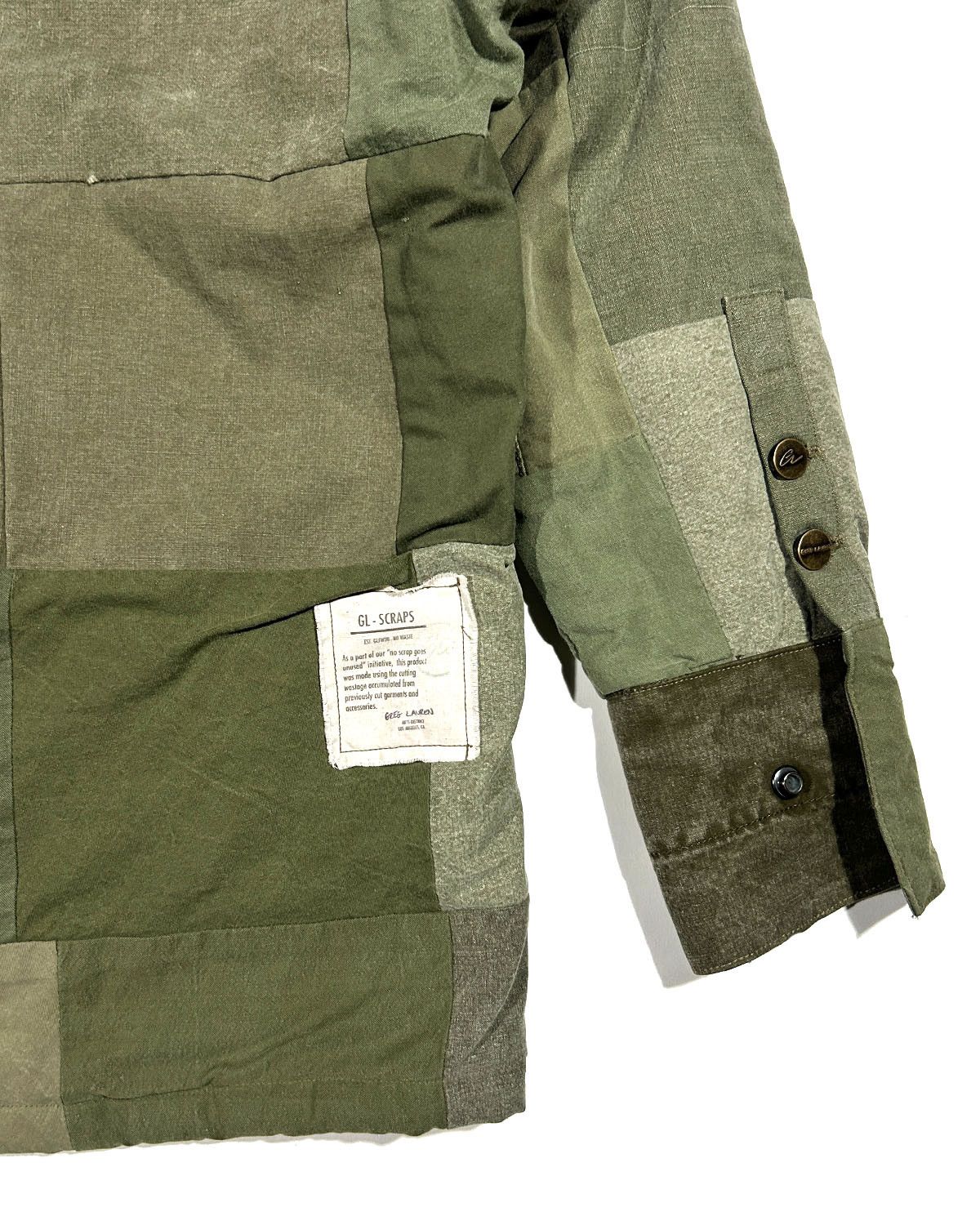 Greg Lauren GREG LAUREN ARMY SCRAPWORK SHERPA LINED JACKET Size US M / EU 48-50 / 2 - 8 Thumbnail