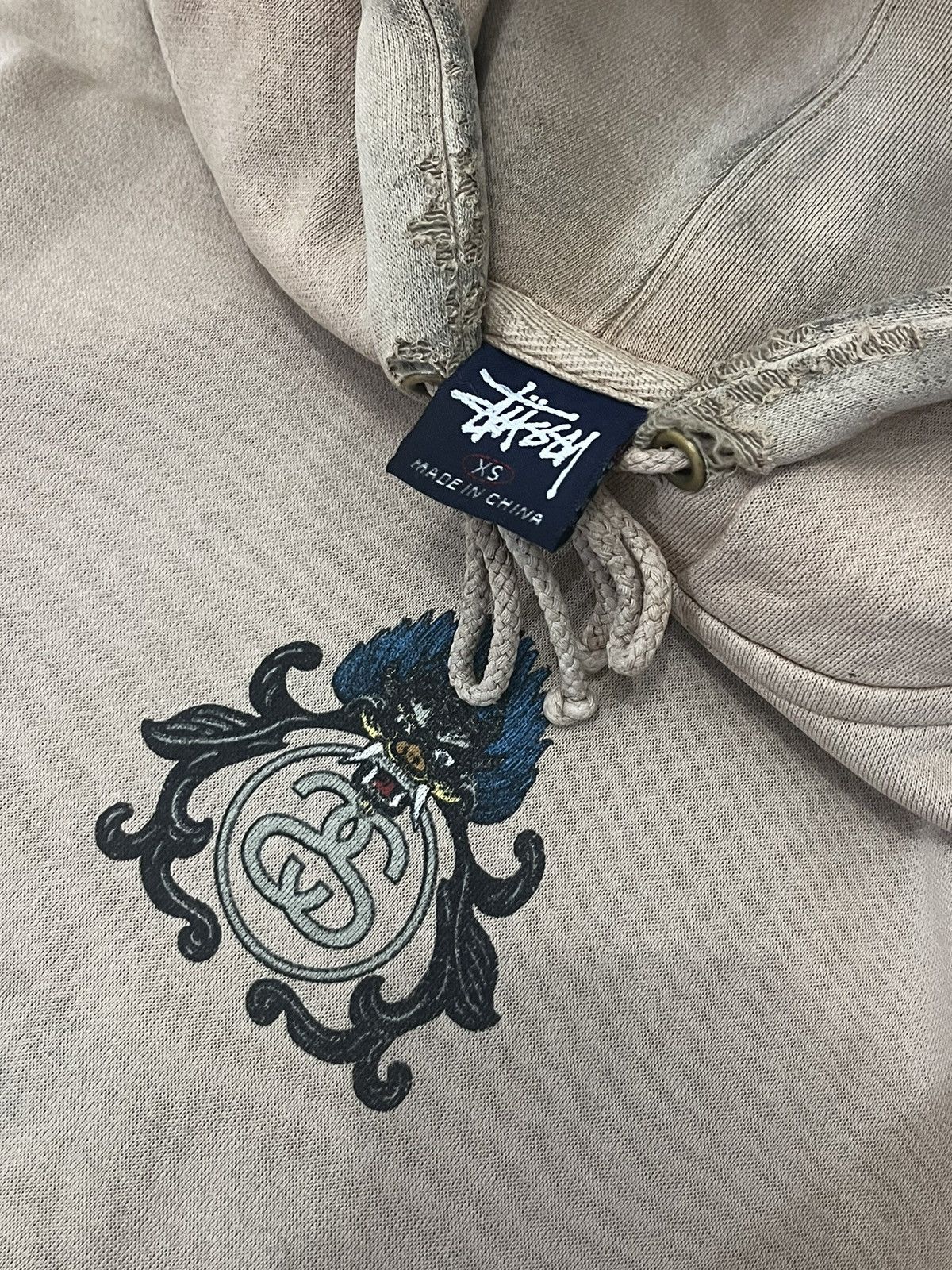 Other Vintage hoodie stussy dragon 90’s Size US XS / EU 42 / 0 - 6 Thumbnail