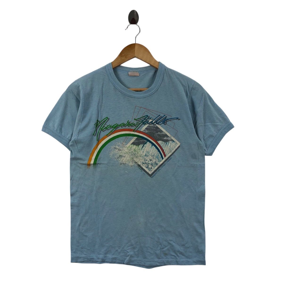 Vintage Vintage 80s Niagara Falls Ontario Canada T Shirt Vintage Size US S / EU 44-46 / 1 - 1 Thumbnail