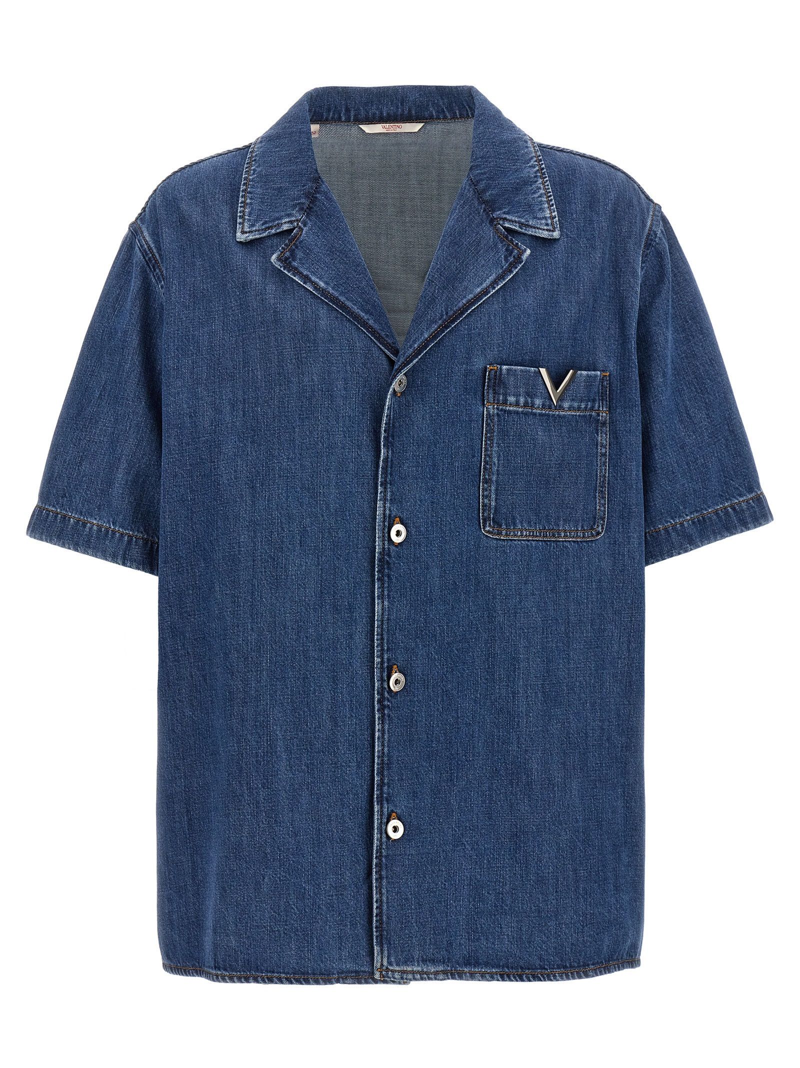 Valentino Valentino 'V Detail' Shirt Size US M / EU 48-50 / 2 - 1 Thumbnail