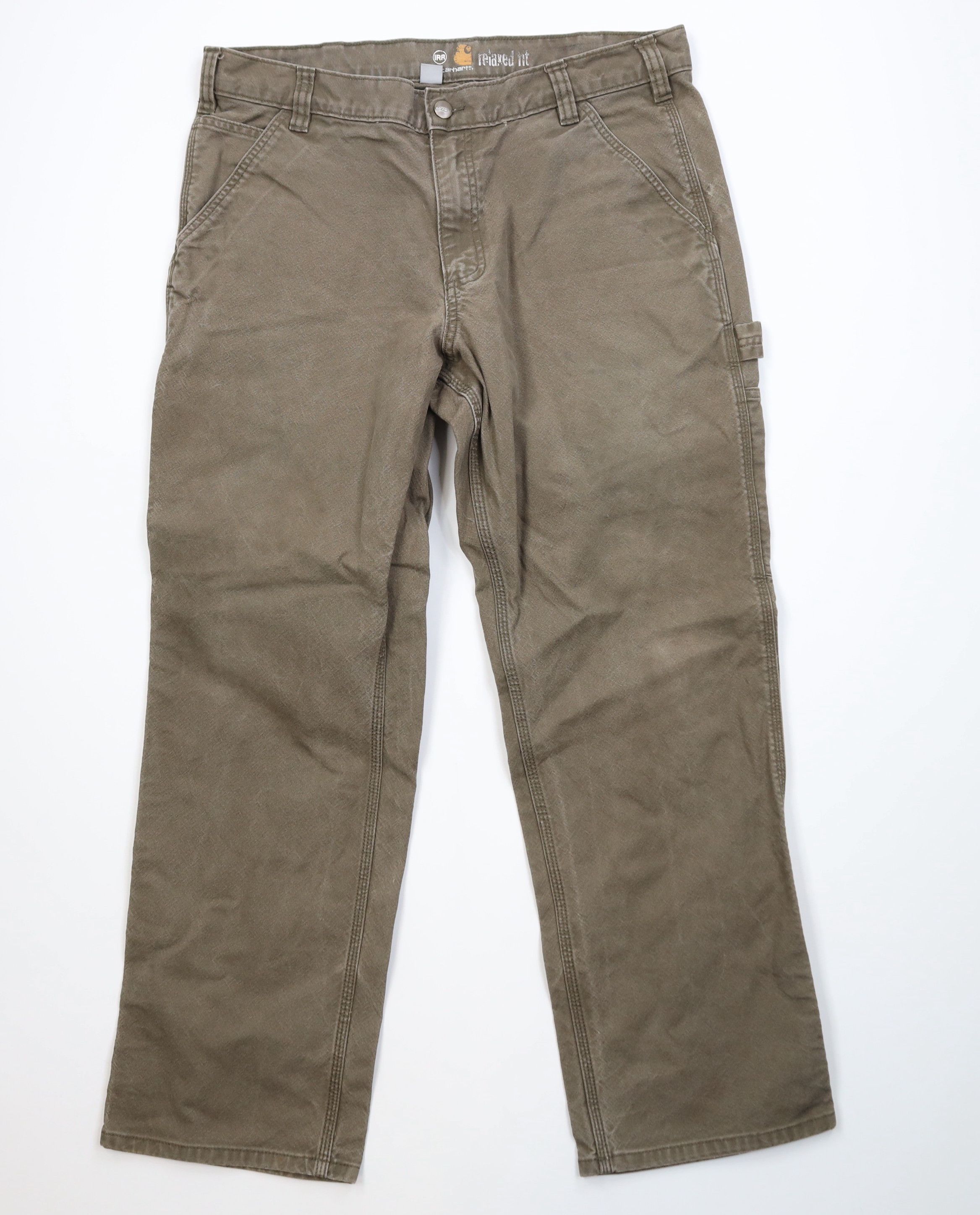 Carhartt Vintage Y2K Carhartt Canvas Relaxed Wide Leg Dungaree Pants Size US 36 / EU 52 - 1 Thumbnail