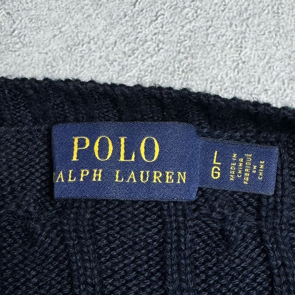 Polo Ralph Lauren Polo Ralph Lauren Crewneck Cable Knit Sweater size L Size L / US 10 / IT 46 - 7 Thumbnail