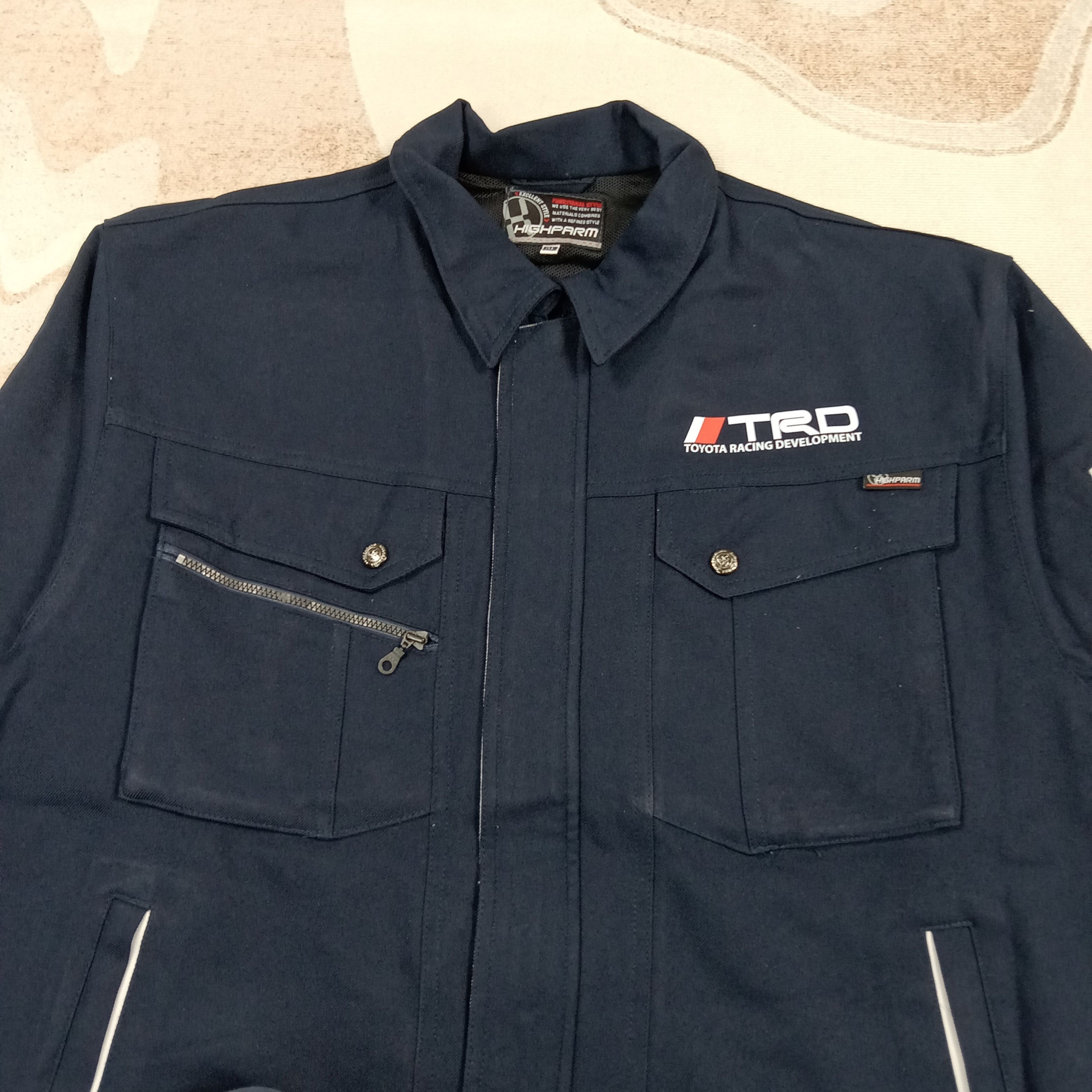 Japanese Brand TRD Toyota Racing Motorsport Work Custom Jacket C284N17 Size US L / EU 52-54 / 3 - 4 Thumbnail