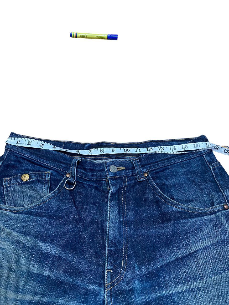 Japanese Brand 💥BEST OFFER💥BACK CHANNEL BAGGY DISTRESSED DENIM Size US 33 - 16 Thumbnail