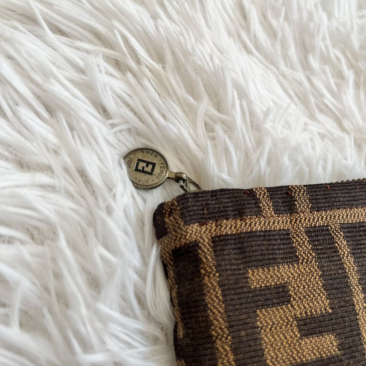 Fendi Fendi Zucca canvas clutch bag FF monogram Size ONE SIZE - 3 Thumbnail