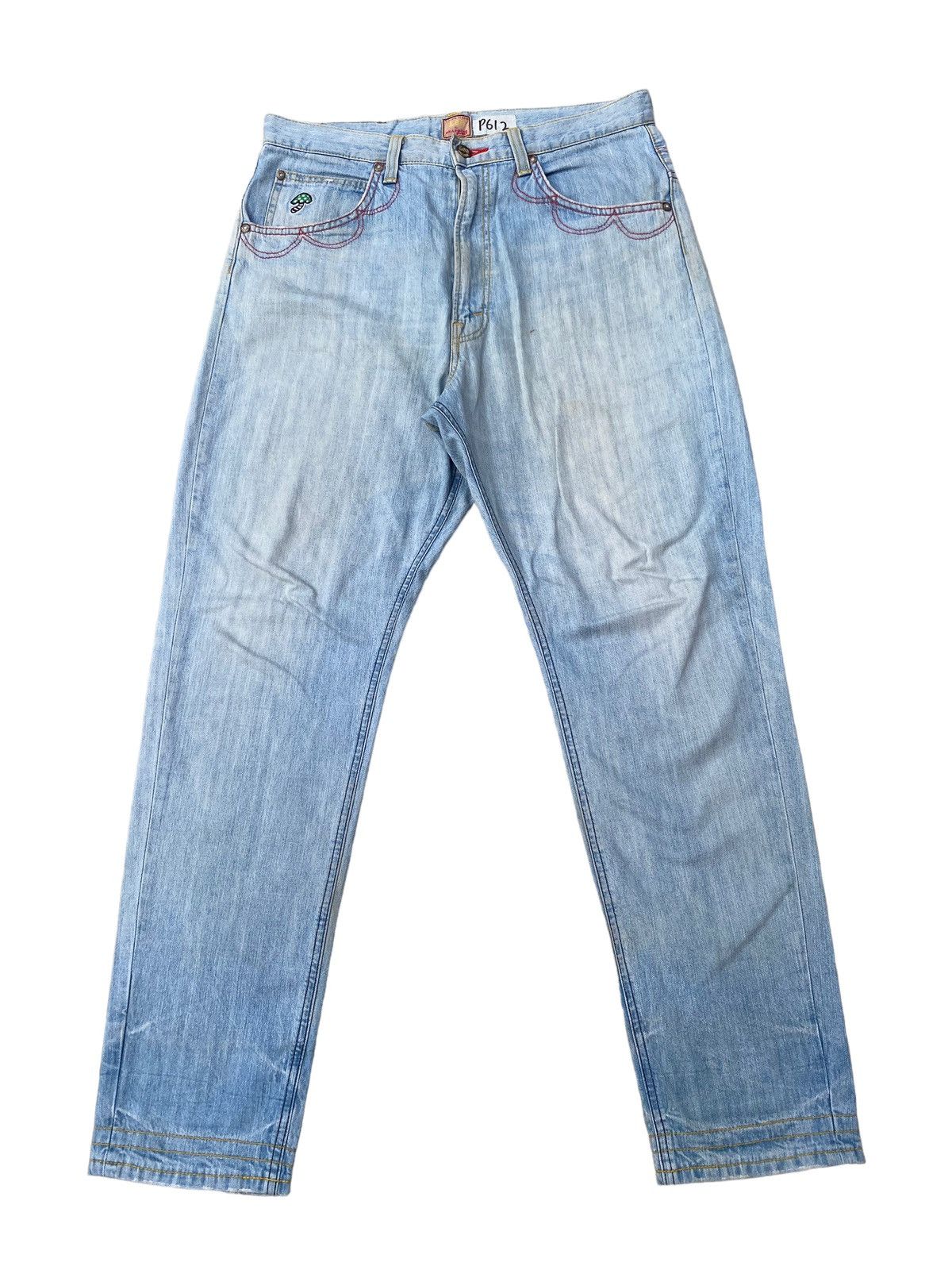 image of Lee Frapbois Issey Miyake Colaboration Pant in Blue, Men's (Size 33)