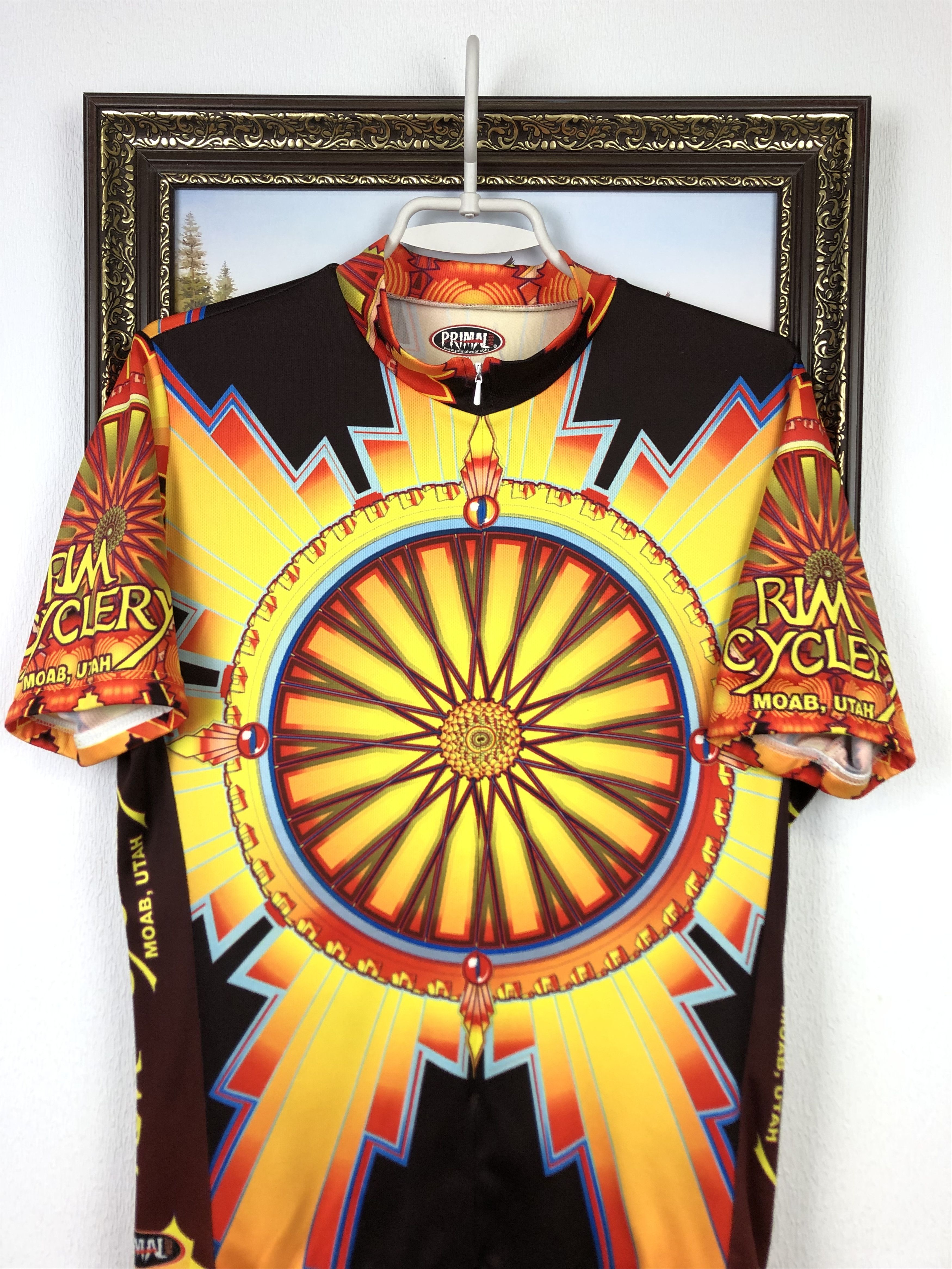 Vintage Primal Rim Cyclery MOAB UTAH Cycling Jersey Shirt Tee Size US M / EU 48-50 / 2 - 2 Thumbnail