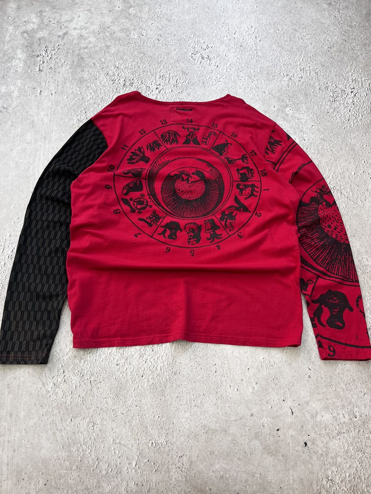 14th Addiction × Diesel × Japanese Brand AvantGarde Style FADED DISTRESSED SWEATER Junya Watanabe Size US XL / EU 56 / 4 - 7 Thumbnail