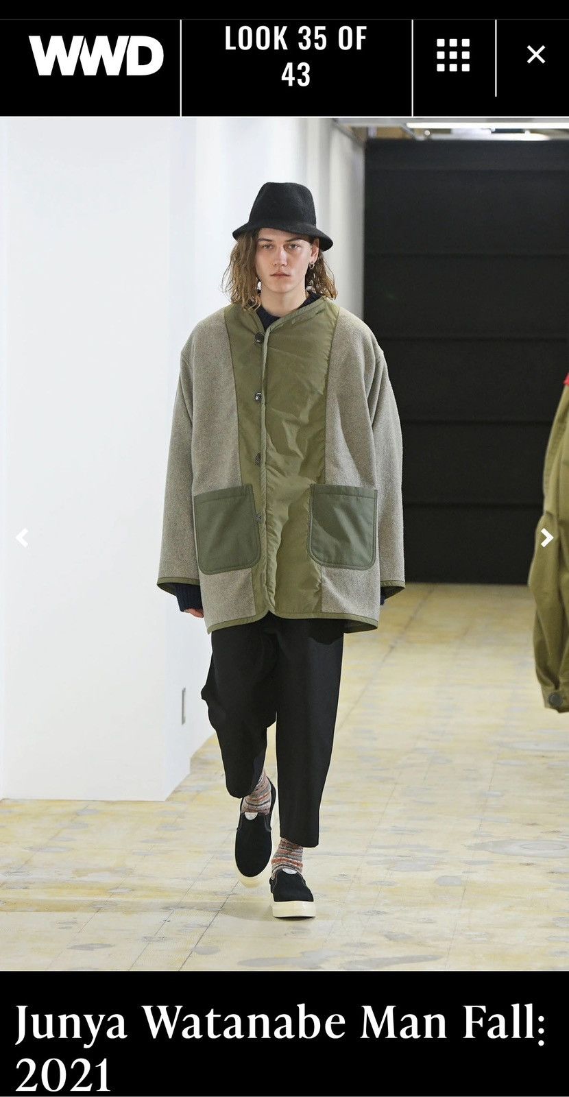 Comme des Garcons × Junya Watanabe JUNYA WATANABE MAN ARMY LINER COAT Size US S / EU 44-46 / 1 - 1 Thumbnail